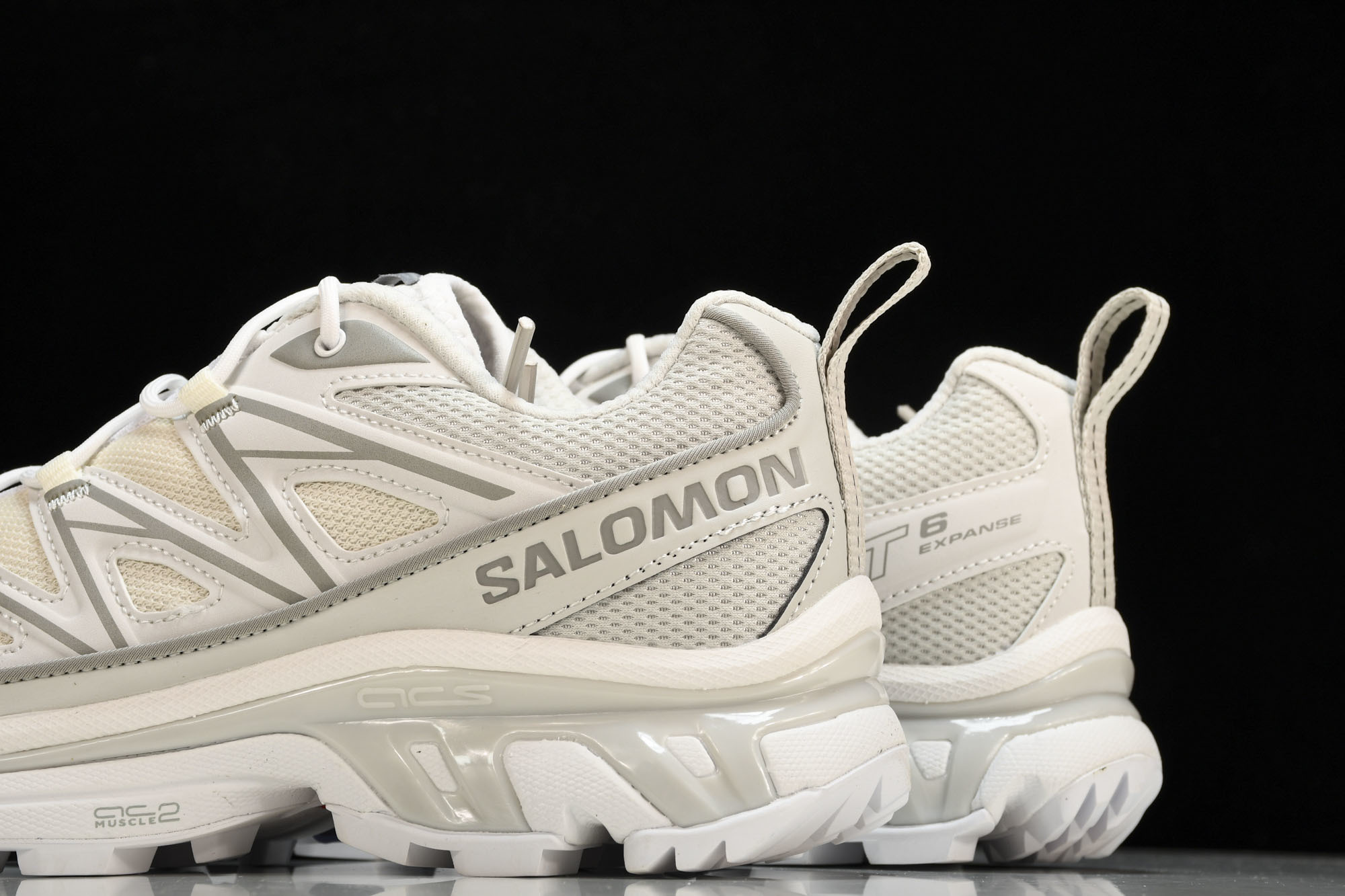 纯原外贸 SALOMON XT-6 Expanse 户外机能鞋 白灰 货号_ #YZ001-1 原版1:1 制作 全套私