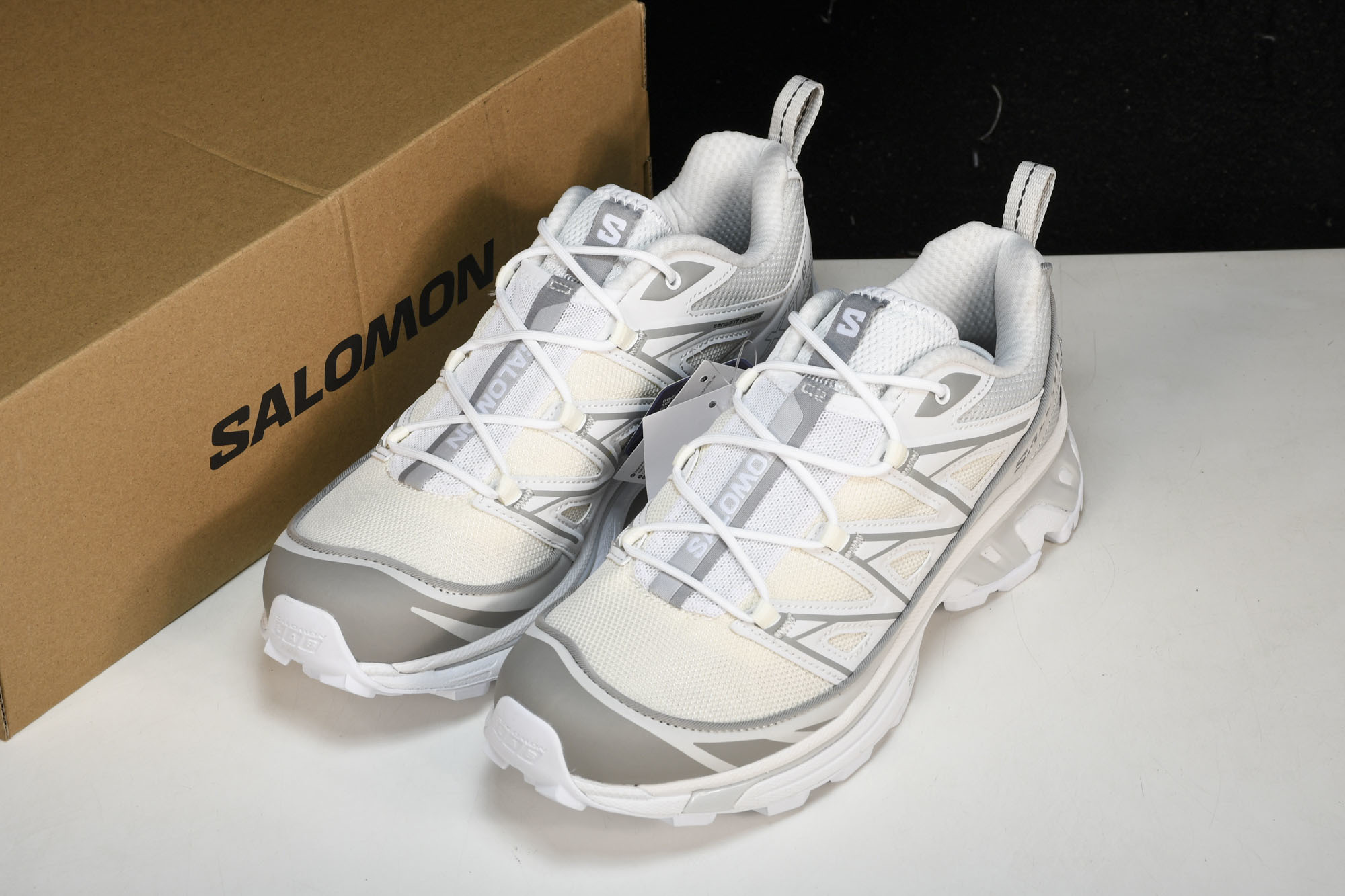 纯原外贸 SALOMON XT-6 Expanse 户外机能鞋 白灰 货号_ #YZ001-1 原版1:1 制作 全套私
