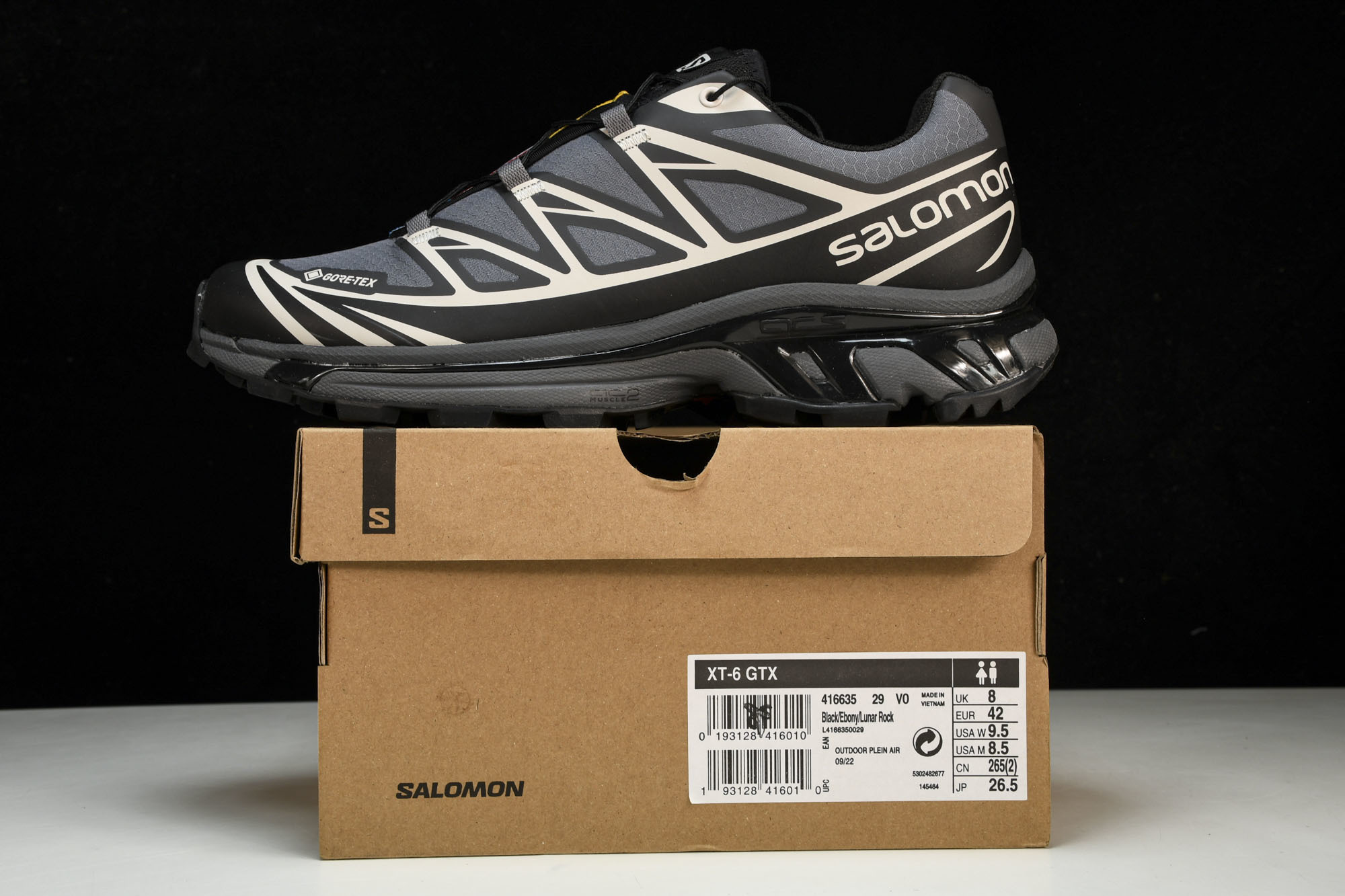 纯原外贸 SALOMON XT-6 GORE-TEX 黑灰银 #YZ001-1 36 36.5 37 38 38.5 纯原外贸 SALOMON XT-6 GORE-TEX 黑灰银 #YZ001-1 36 36.5 37 38 38.5