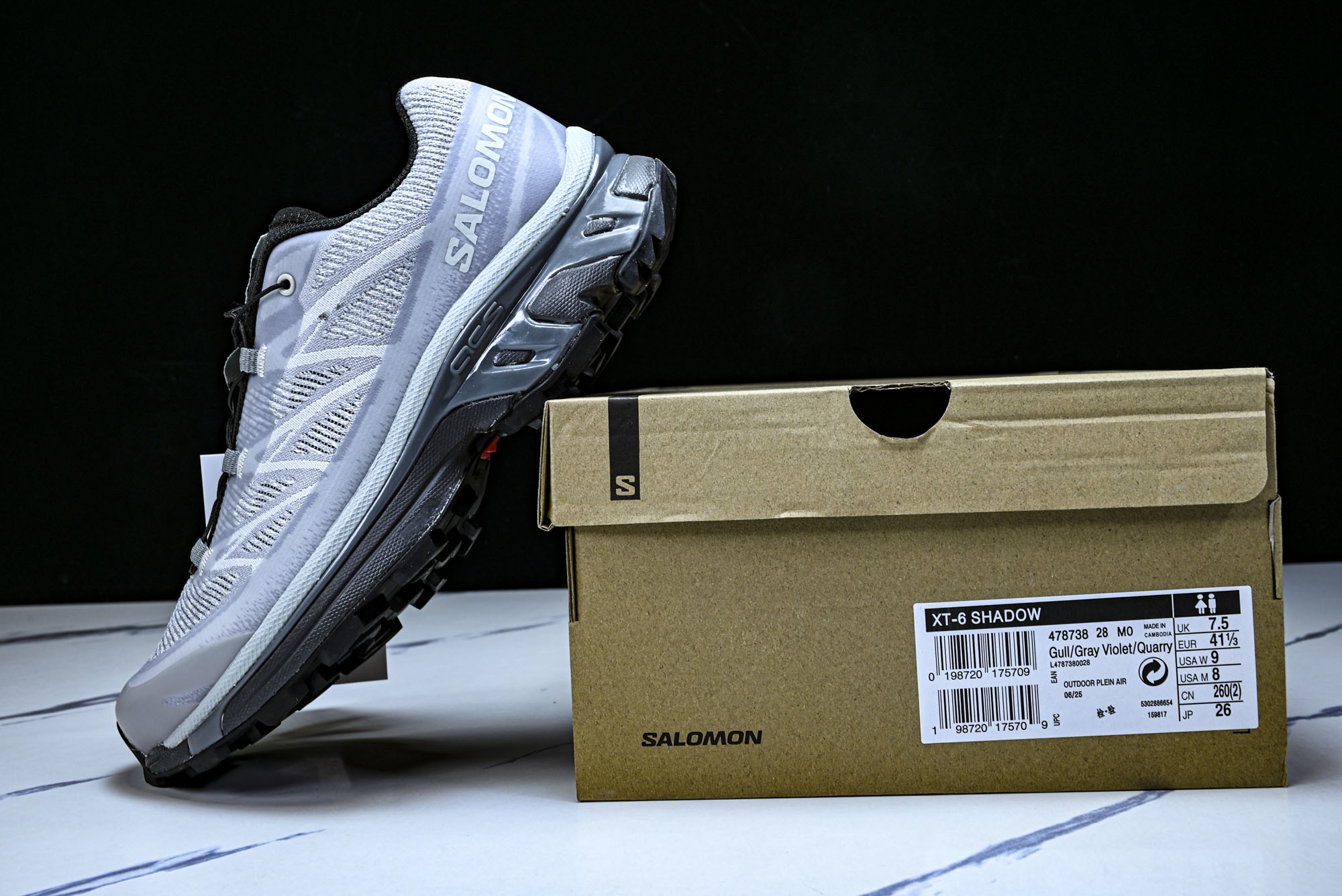 纯原外贸 Salomon XT-6 Shadow Gray 罗兰灰 L4787 28 #YZ001-1 原版1:1 制作 纯原外贸 Salomon XT-6 Shadow Gray 罗兰灰 L4787 28 #YZ001-1 原版1:1 制作