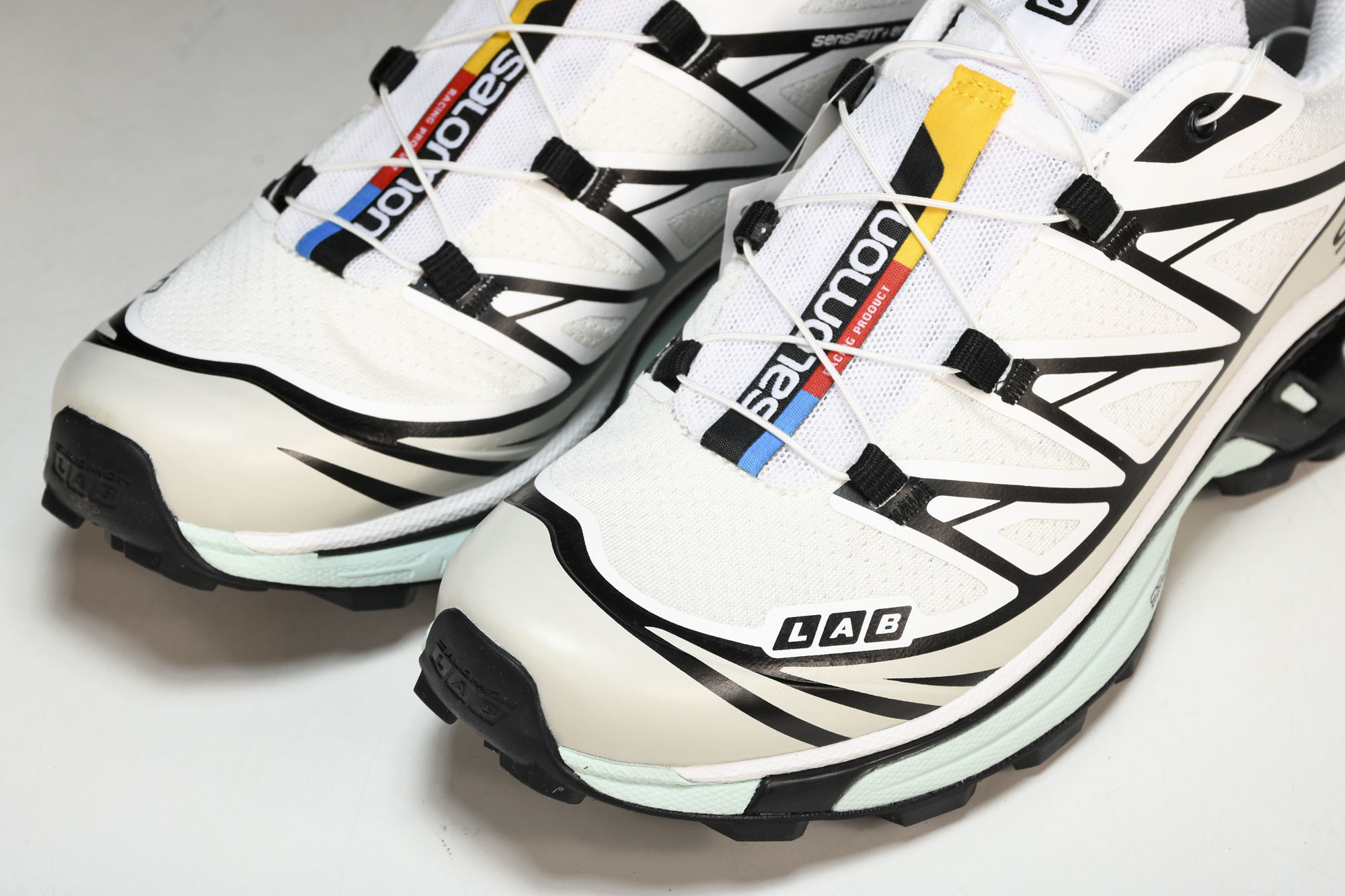 纯原外贸 Salomon XT-6 哈士奇 户外跑步鞋 黑白蓝 #YZ001-1 尺码:36 36.5 37 38 3 纯原外贸 Salomon XT-6 哈士奇 户外跑步鞋 黑白蓝 #YZ001-1 尺码:36 36.5 37 38 3