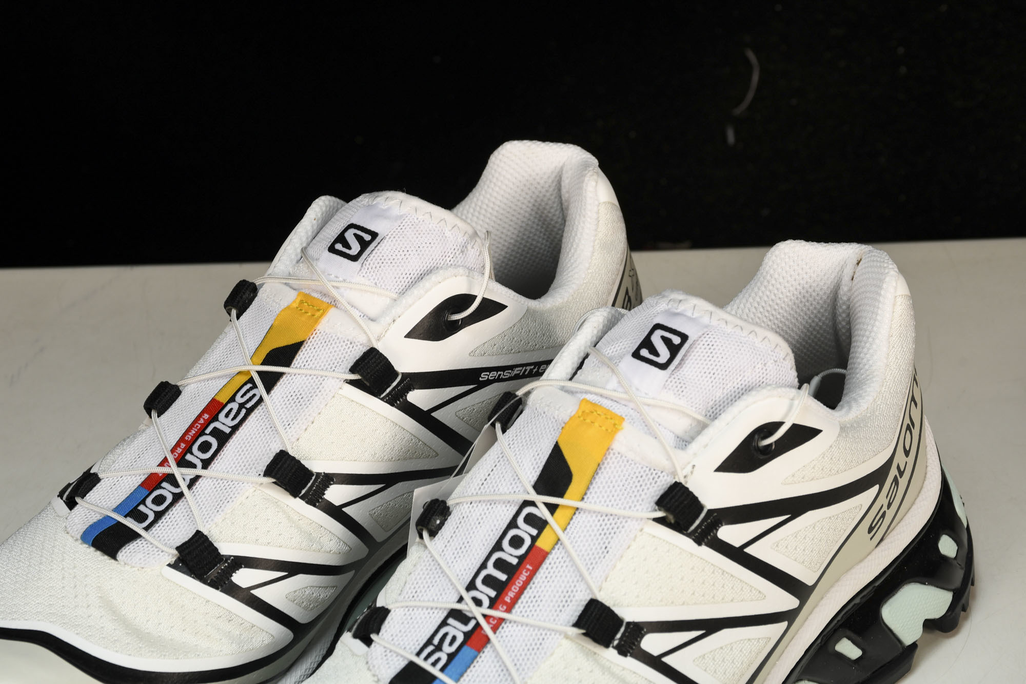 纯原外贸 Salomon XT-6 哈士奇 户外跑步鞋 黑白蓝 #YZ001-1 尺码:36 36.5 37 38 3 纯原外贸 Salomon XT-6 哈士奇 户外跑步鞋 黑白蓝 #YZ001-1 尺码:36 36.5 37 38 3