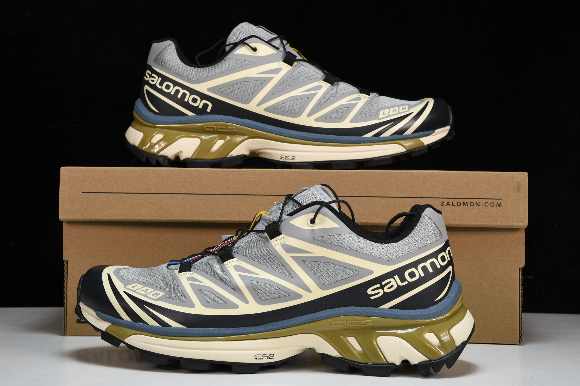 纯原外贸 Salomon XT-6 复古机能鞋 迷雾蓝 #YZ001-1 原版1:1 制作 全套私模 开发出自代工厂版 纯原外贸 Salomon XT-6 复古机能鞋 迷雾蓝 #YZ001-1 原版1:1 制作 全套私模 开发出自代工厂版