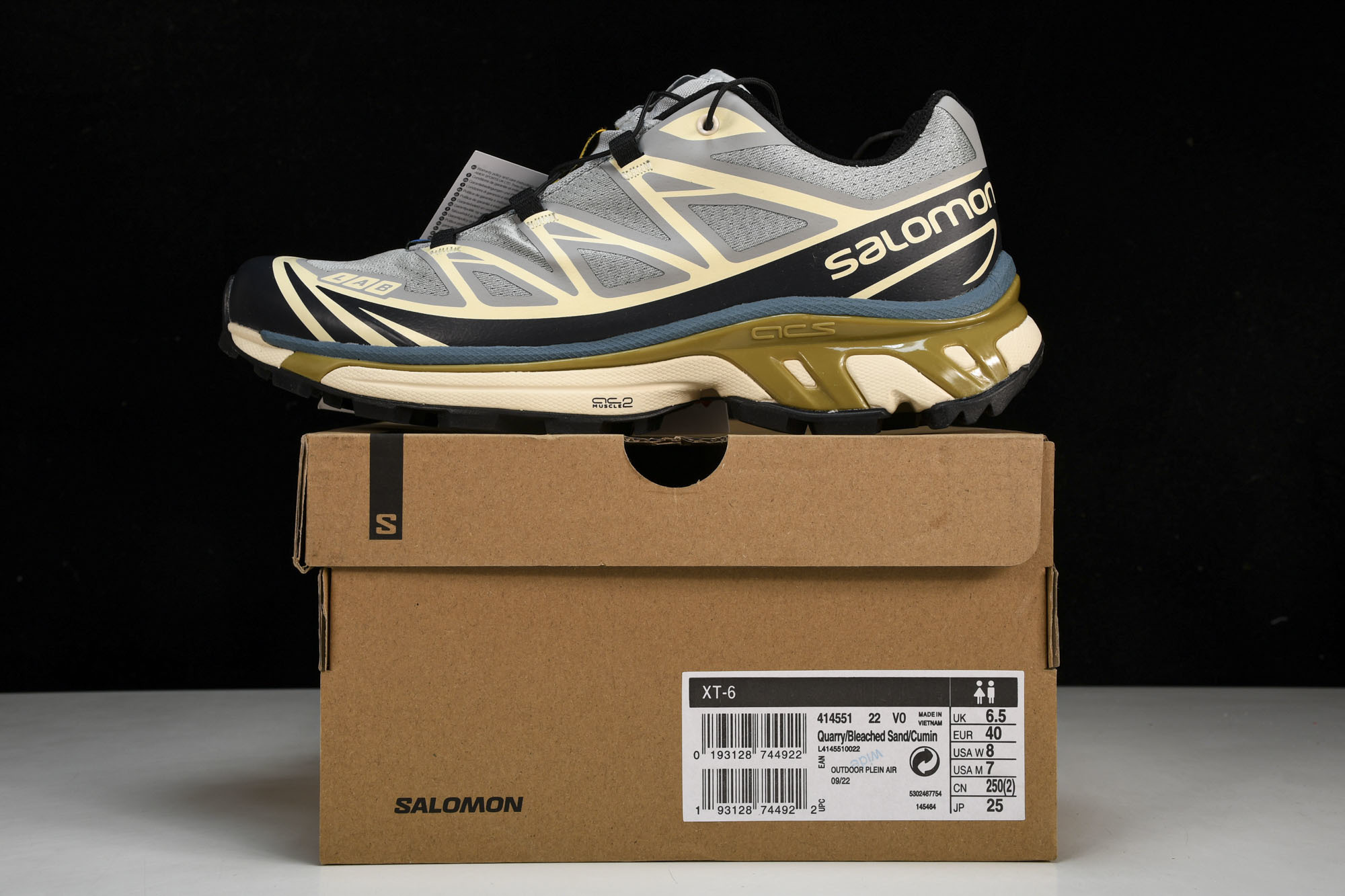 纯原外贸 Salomon XT-6 复古机能鞋 迷雾蓝 #YZ001-1 原版1:1 制作 全套私模 开发出自代工厂版 纯原外贸 Salomon XT-6 复古机能鞋 迷雾蓝 #YZ001-1 原版1:1 制作 全套私模 开发出自代工厂版