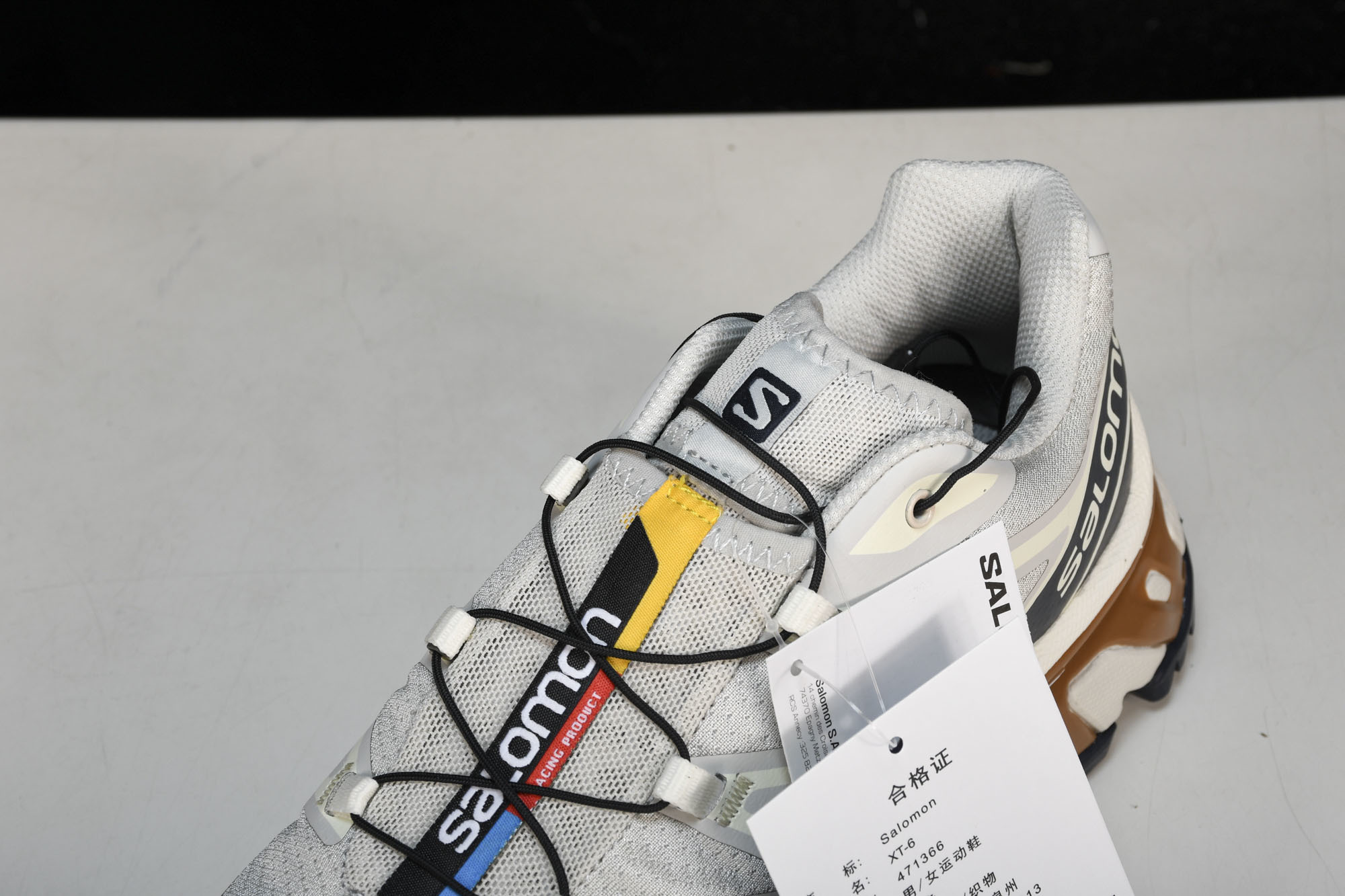 纯原外贸 SALOMON XT-6 灰白 货号_ #YZ001-1 原版1:1 制作 全套私模 开发出自代工厂版师之手 纯原外贸 SALOMON XT-6 灰白 货号_ #YZ001-1 原版1:1 制作 全套私模 开发出自代工厂版师之手