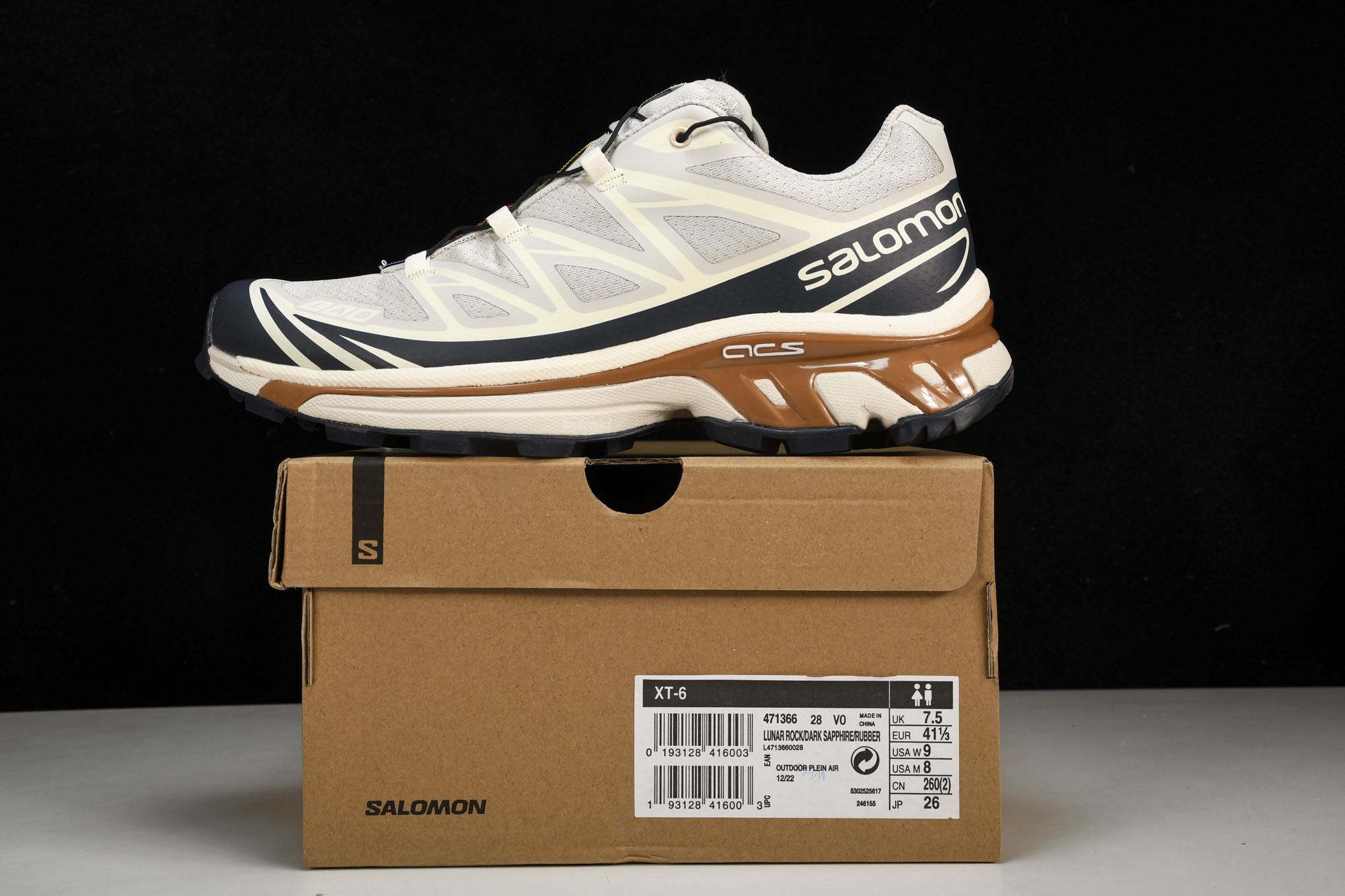 纯原外贸 SALOMON XT-6 灰白 货号_ #YZ001-1 原版1:1 制作 全套私模 开发出自代工厂版师之手 纯原外贸 SALOMON XT-6 灰白 货号_ #YZ001-1 原版1:1 制作 全套私模 开发出自代工厂版师之手
