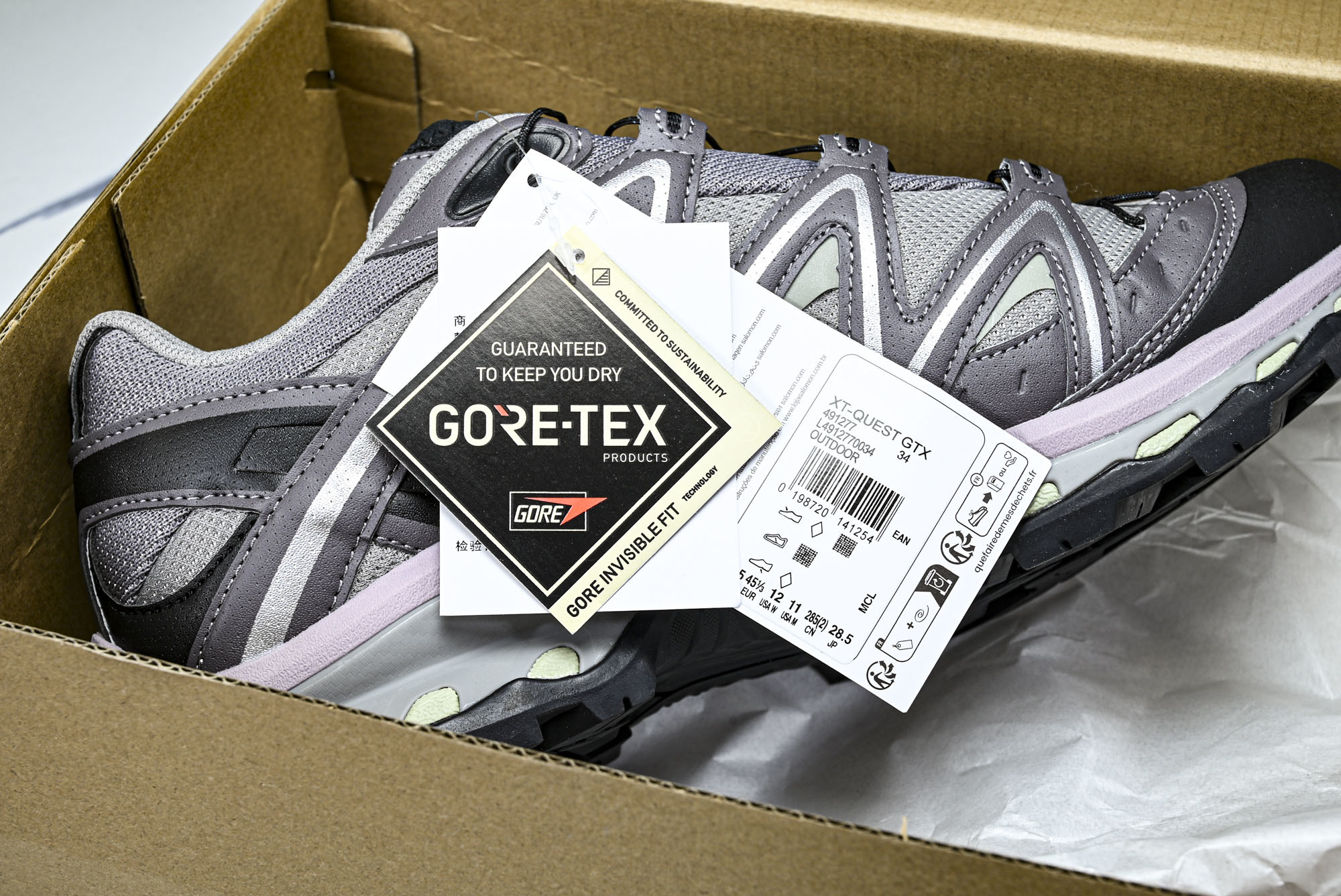 纯原外贸 Salomon XT-Quest _GTX_ 萨洛蒙 探索者系列户外越野跑鞋 34 #YZ001-1 原版1 纯原外贸 Salomon XT-Quest _GTX_ 萨洛蒙 探索者系列户外越野跑鞋 34 #YZ001-1 原版1