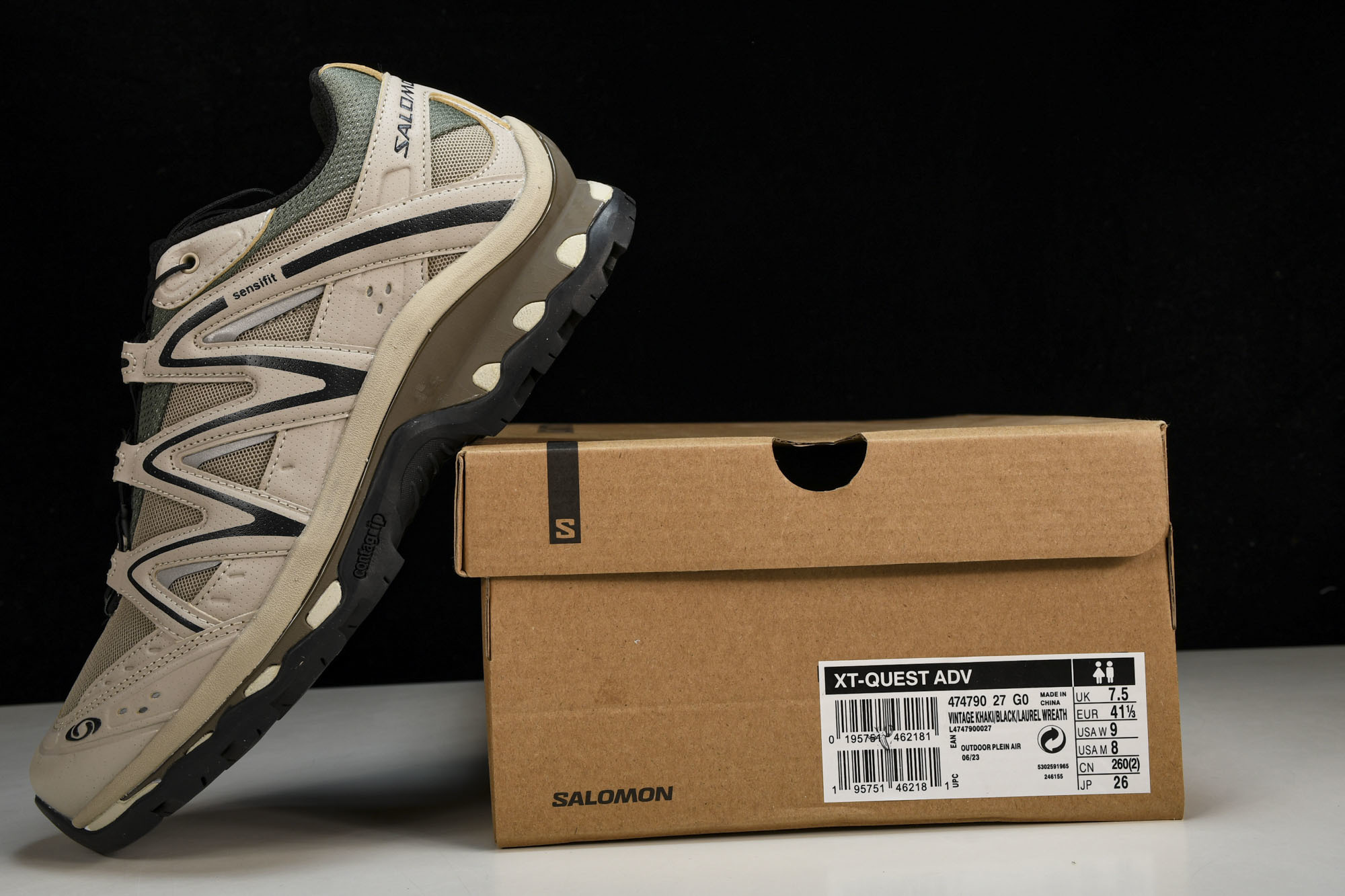 纯原外贸 SALOMON XT-Quest ADV 卡其色 货号_ #YZ001-1 36 36.5 37 38 38. 纯原外贸 SALOMON XT-Quest ADV 卡其色 货号_ #YZ001-1 36 36.5 37 38 38.