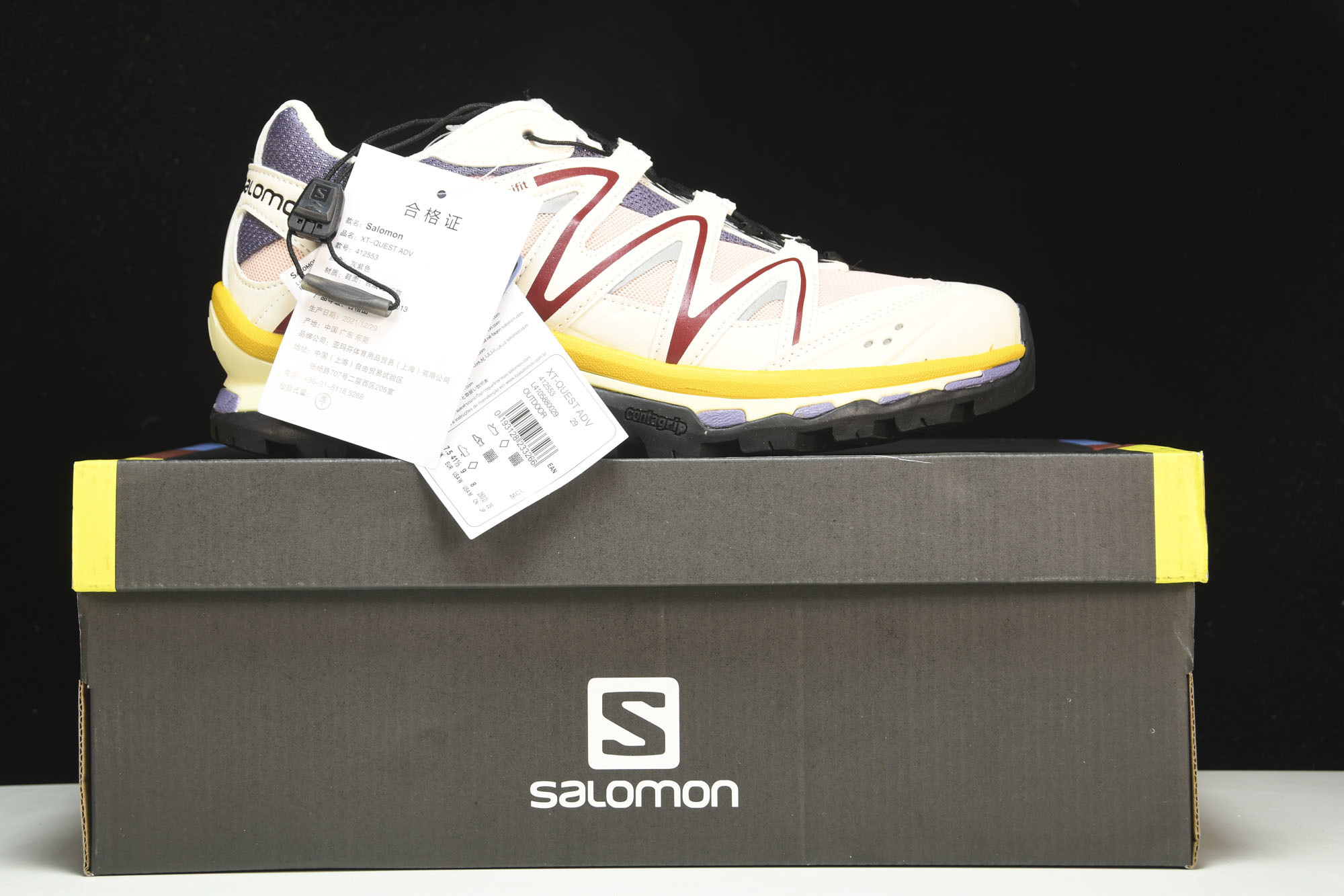纯原外贸 Salomon XT-Quest Advanced 户外机能鞋 桃色 #YZ001-1 原版1:1 制作 全 纯原外贸 Salomon XT-Quest Advanced 户外机能鞋 桃色 #YZ001-1 原版1:1 制作 全