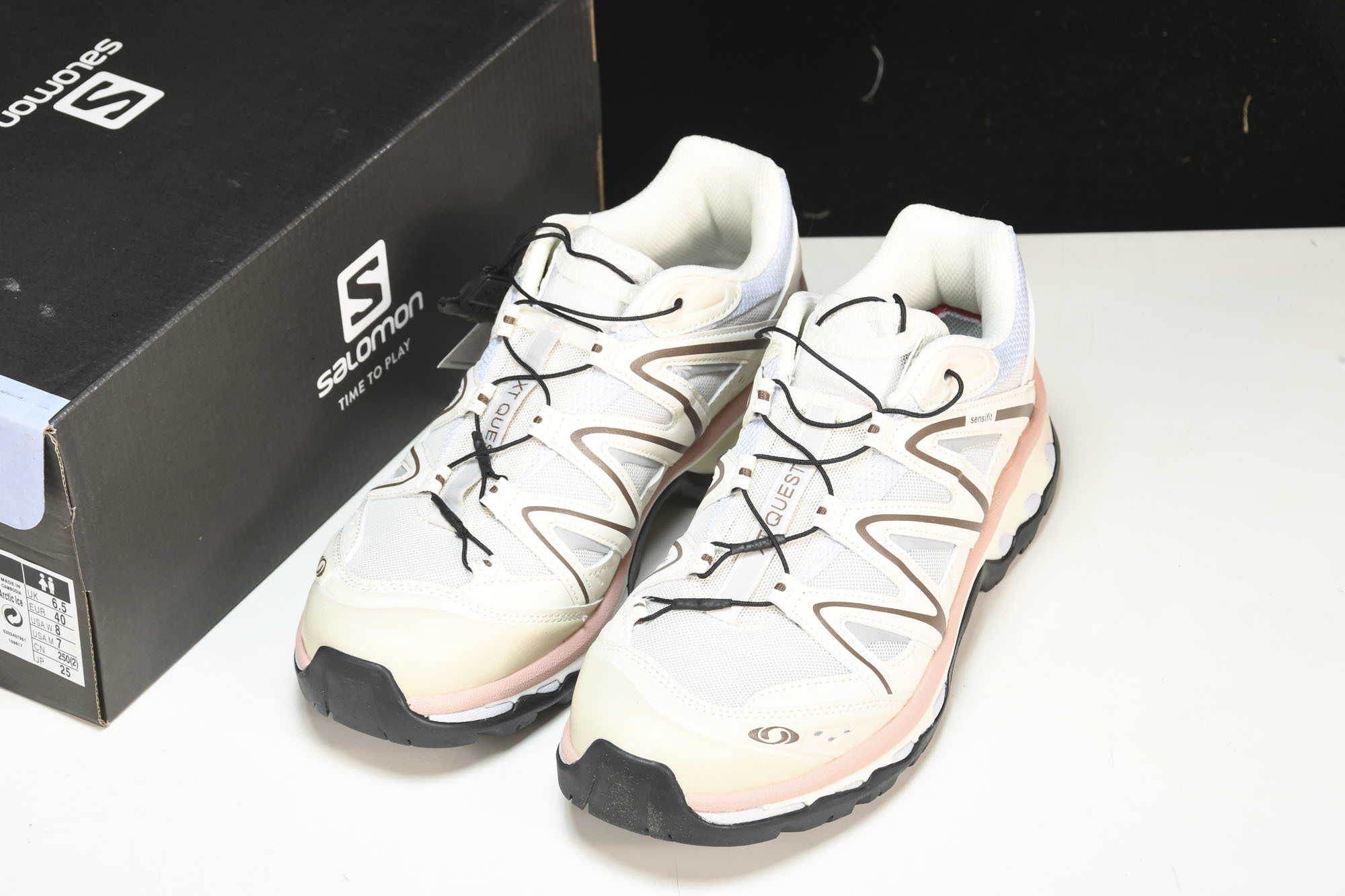 纯原外贸 Salomon XT-Quest Advanced 户外机能鞋 白香槟色  #YZ001-1 原版1:1 制作