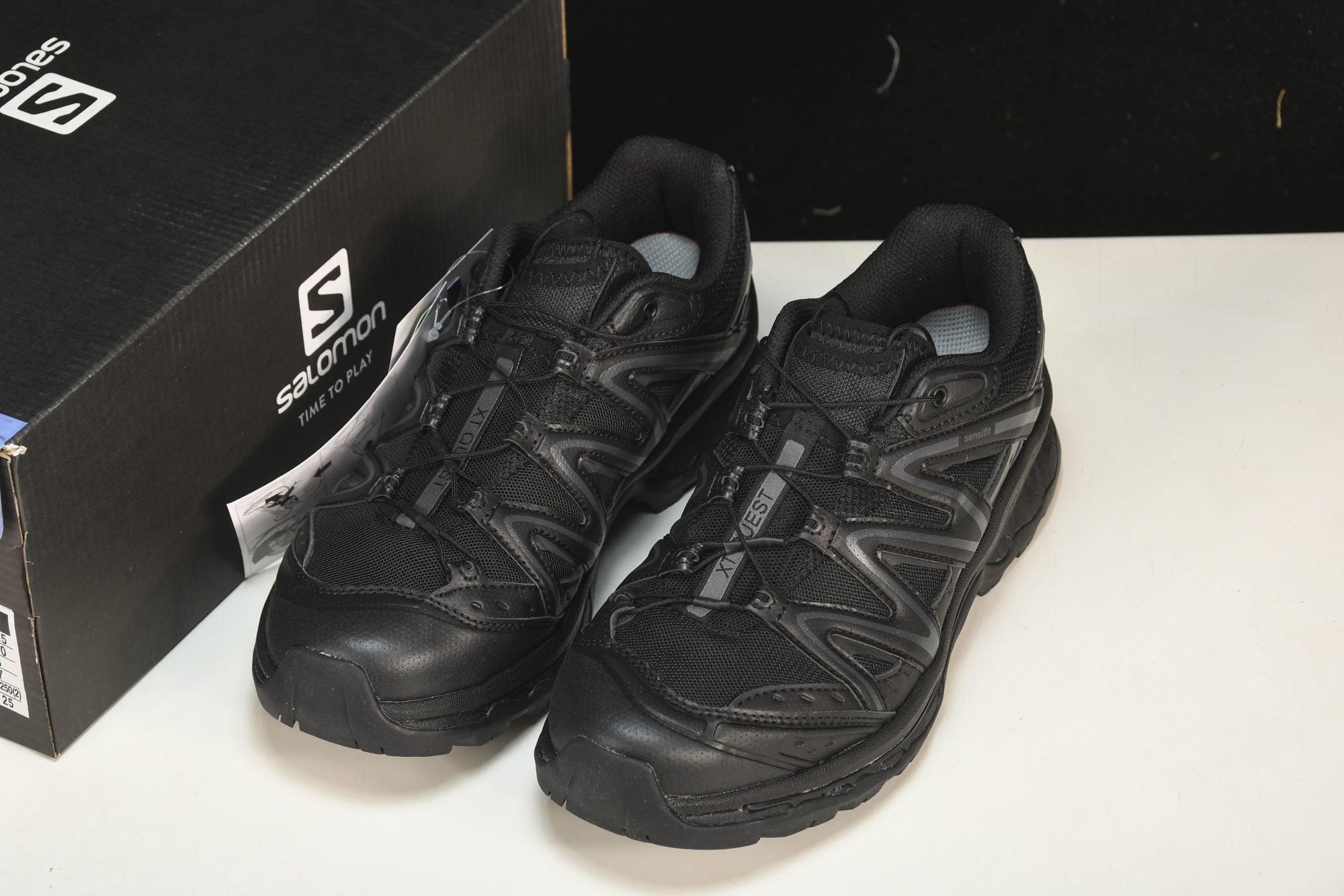 纯原外贸 Salomon XT-Quest Advanced 户外机能鞋 黑色 #YZ001-1 原版1:1 制作 全 纯原外贸 Salomon XT-Quest Advanced 户外机能鞋 黑色 #YZ001-1 原版1:1 制作 全