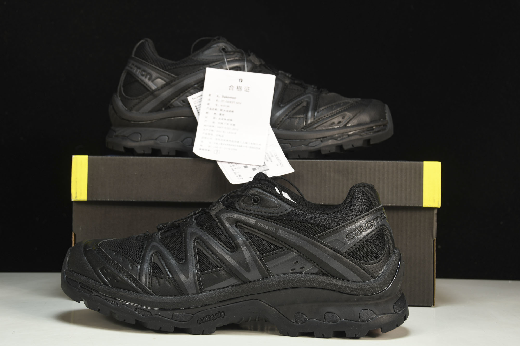 纯原外贸 Salomon XT-Quest Advanced 户外机能鞋 黑色 #YZ001-1 原版1:1 制作 全 纯原外贸 Salomon XT-Quest Advanced 户外机能鞋 黑色 #YZ001-1 原版1:1 制作 全