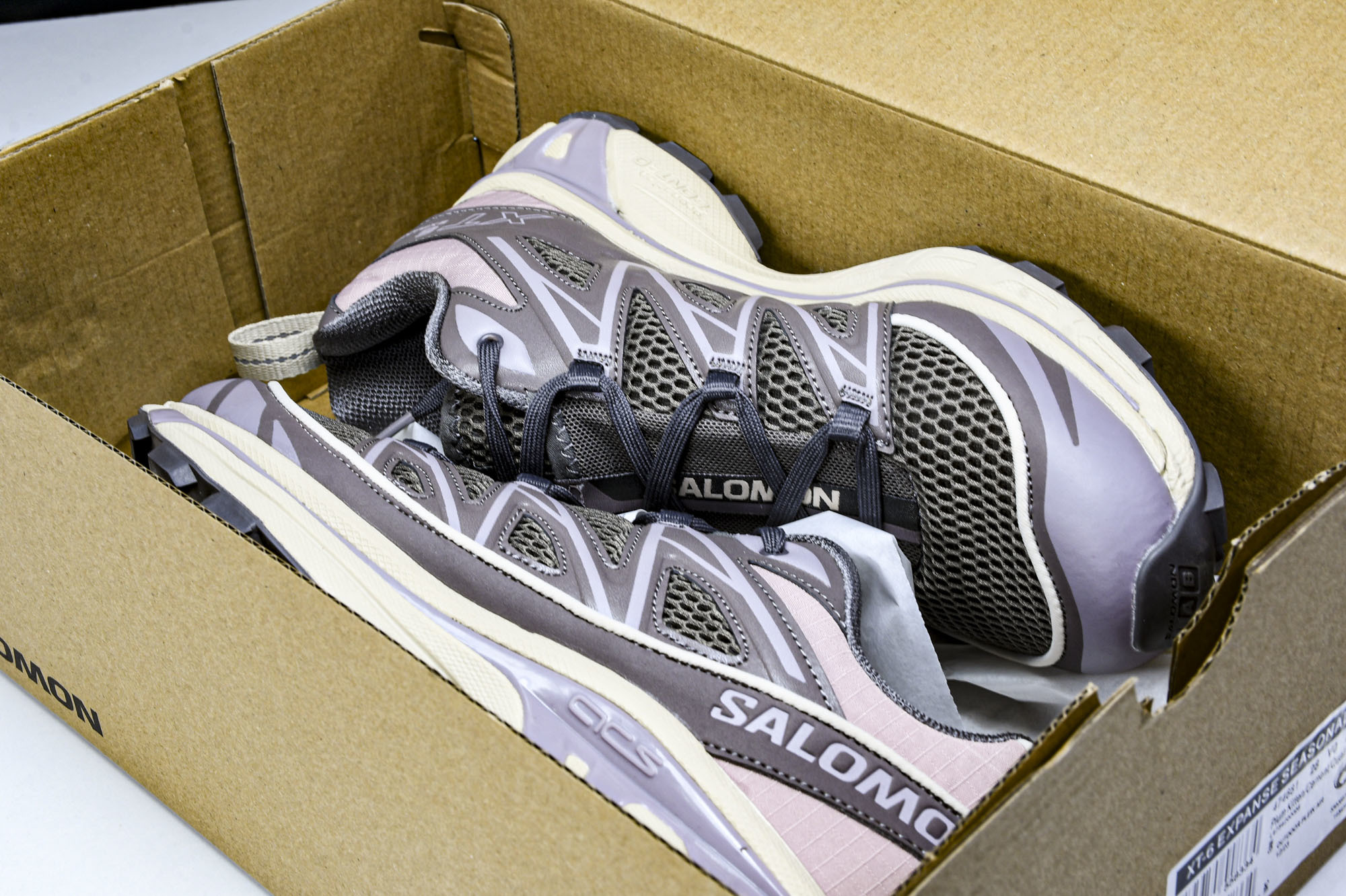 纯原外贸 SALOMON萨洛蒙 XT-6 Expanse Seasonal 减震耐磨 低帮 户外功能鞋 男女同款 灰褐色 纯原外贸 SALOMON萨洛蒙 XT-6 Expanse Seasonal 减震耐磨 低帮 户外功能鞋 男女同款 灰褐色