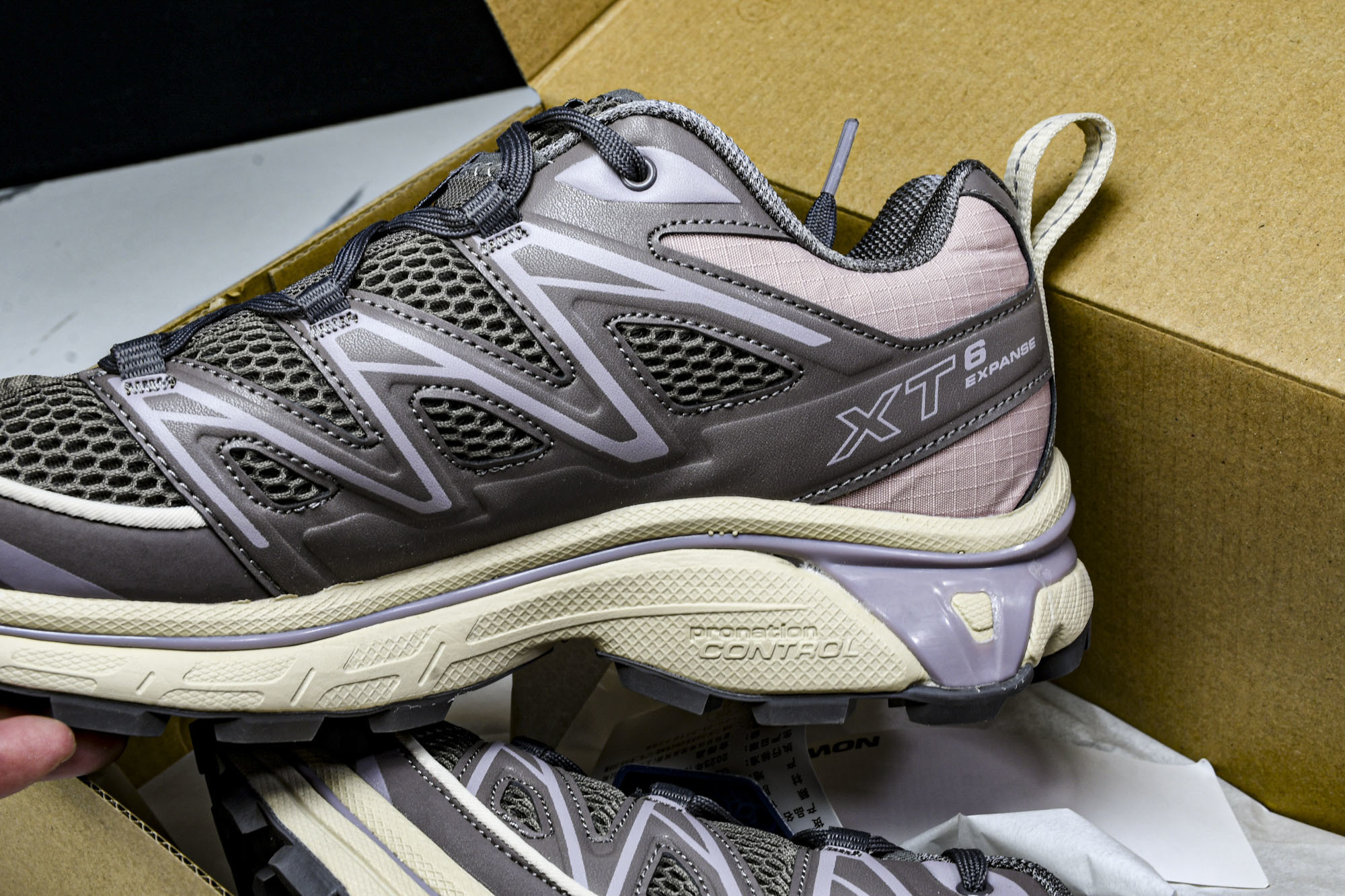 纯原外贸 SALOMON萨洛蒙 XT-6 Expanse Seasonal 减震耐磨 低帮 户外功能鞋 男女同款 灰褐色 纯原外贸 SALOMON萨洛蒙 XT-6 Expanse Seasonal 减震耐磨 低帮 户外功能鞋 男女同款 灰褐色