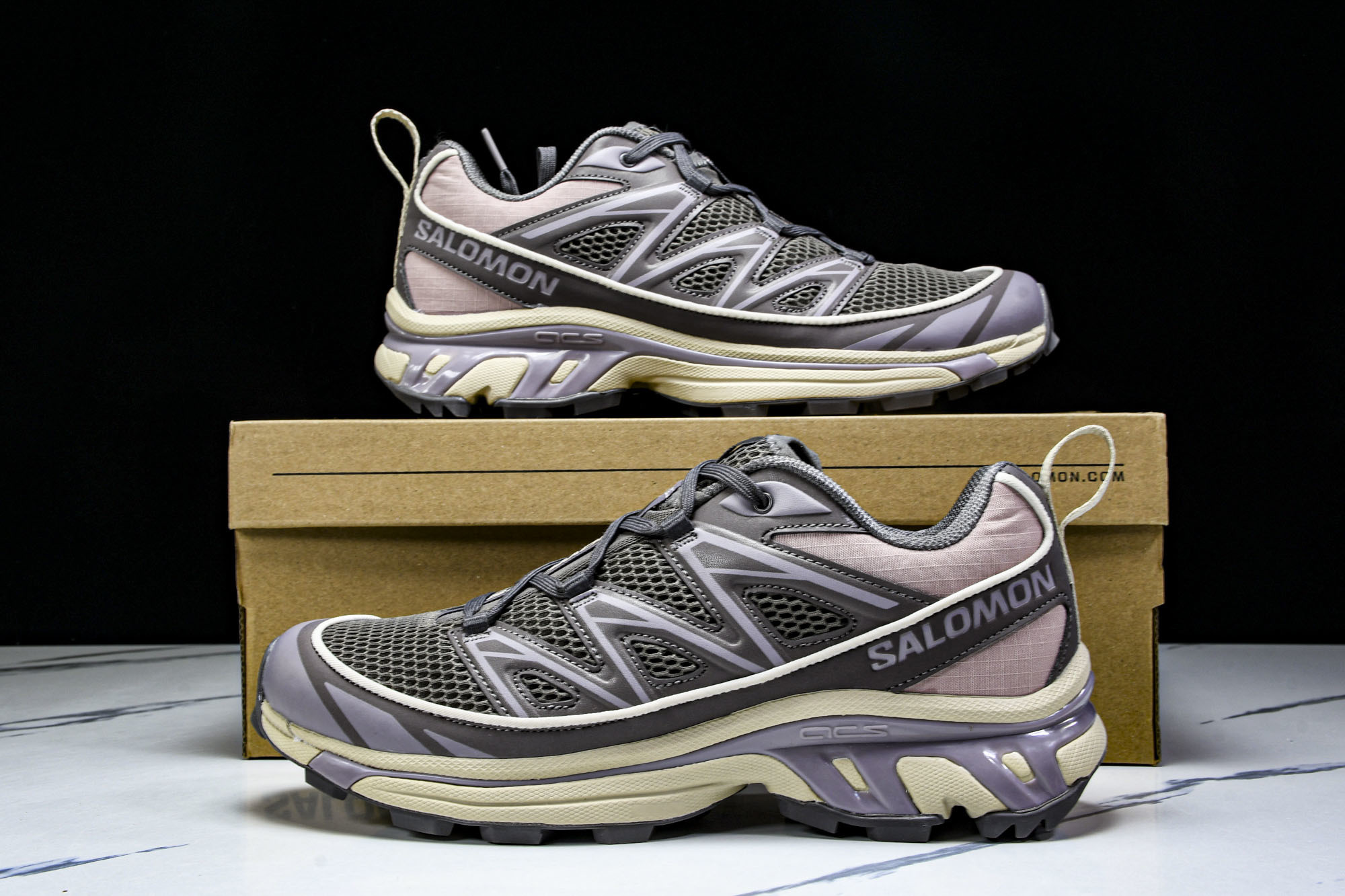 纯原外贸 SALOMON萨洛蒙 XT-6 Expanse Seasonal 减震耐磨 低帮 户外功能鞋 男女同款 灰褐色 纯原外贸 SALOMON萨洛蒙 XT-6 Expanse Seasonal 减震耐磨 低帮 户外功能鞋 男女同款 灰褐色