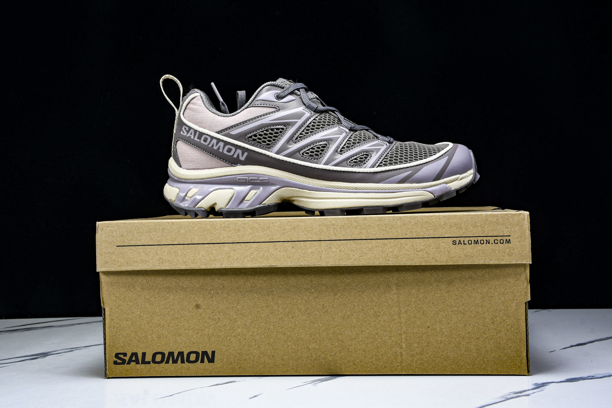 纯原外贸 SALOMON萨洛蒙 XT-6 Expanse Seasonal 减震耐磨 低帮 户外功能鞋 男女同款 灰褐色 纯原外贸 SALOMON萨洛蒙 XT-6 Expanse Seasonal 减震耐磨 低帮 户外功能鞋 男女同款 灰褐色