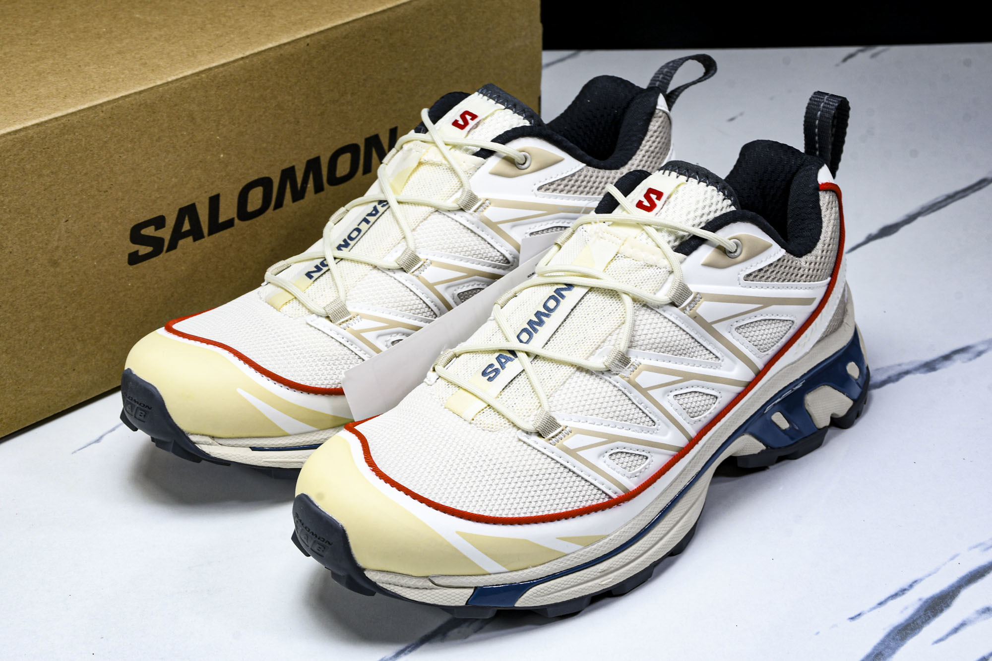 纯原外贸 SALOMON萨洛蒙 XT-6 Expanse 减震耐磨 低帮 户外功能鞋 男女同款 米灰蓝 -28 #YZ0 纯原外贸 SALOMON萨洛蒙 XT-6 Expanse 减震耐磨 低帮 户外功能鞋 男女同款 米灰蓝 -28 #YZ0