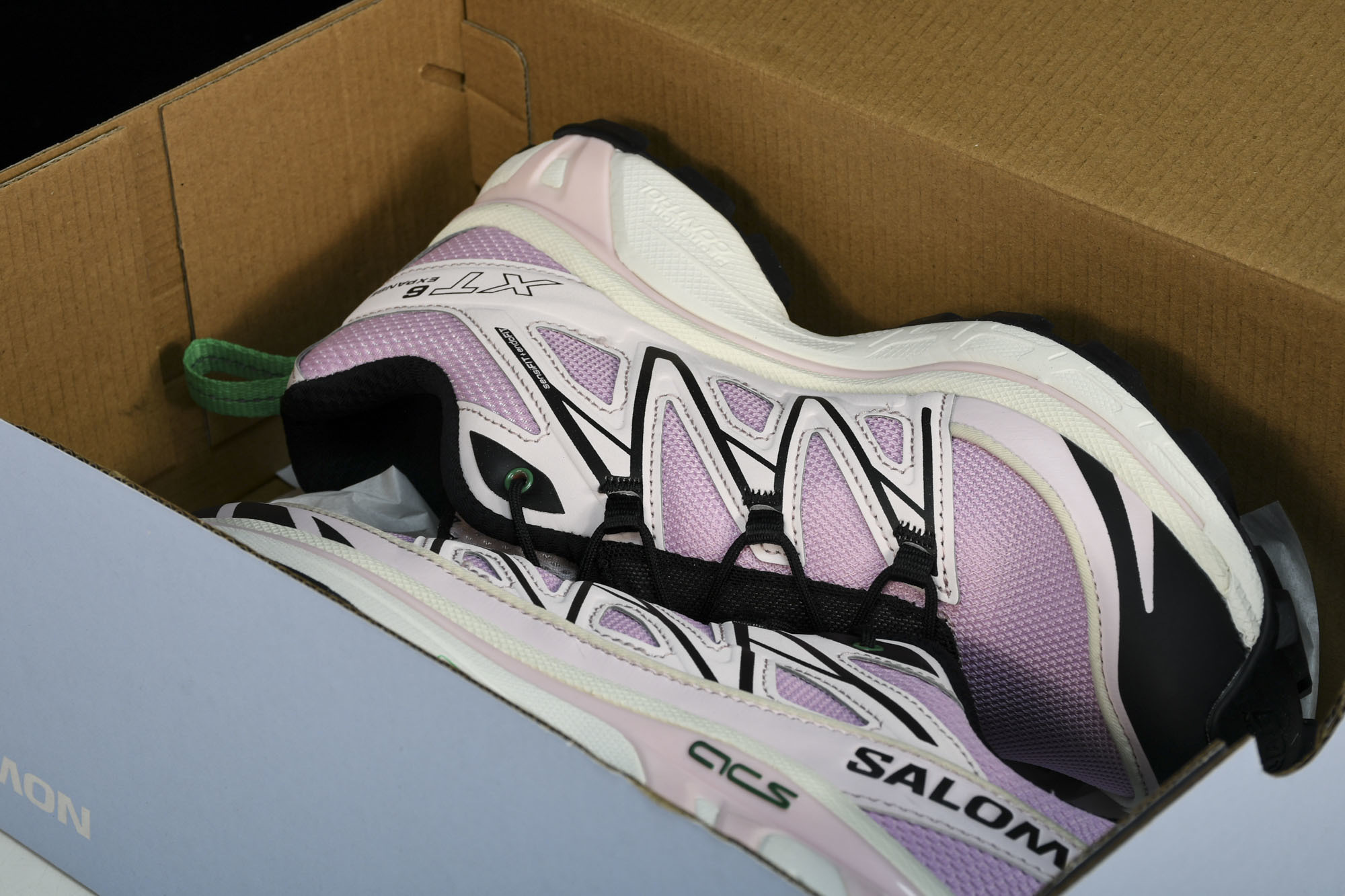 纯原外贸 Sandy Liang x SALOMON XT-6 EXPANSE 白粉紫 货号_ #YZ001-1 原版1 纯原外贸 Sandy Liang x SALOMON XT-6 EXPANSE 白粉紫 货号_ #YZ001-1 原版1