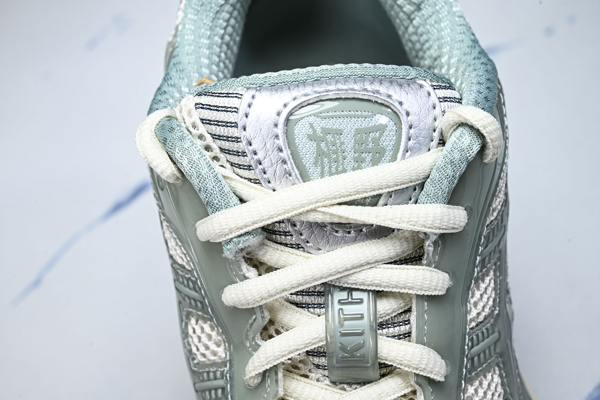 外贸平台 ASICS Gel-Kayano 12.1 Kith Cream Sage 浅绿白 1203A675-100 外贸平台 ASICS Gel-Kayano 12.1 Kith Cream Sage 浅绿白 1203A675-100