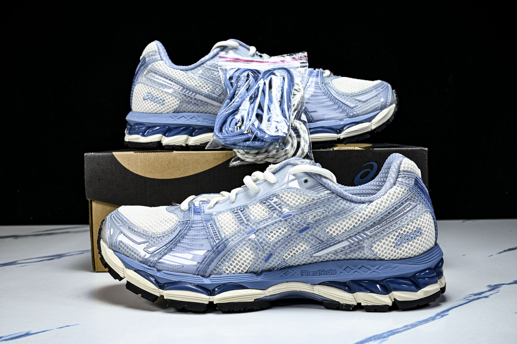 外贸平台 ASICS Gel-Kayano 12.1 Kith Voyage 灰蓝 1203B144-102 #YZ00 外贸平台 ASICS Gel-Kayano 12.1 Kith Voyage 灰蓝 1203B144-102 #YZ00