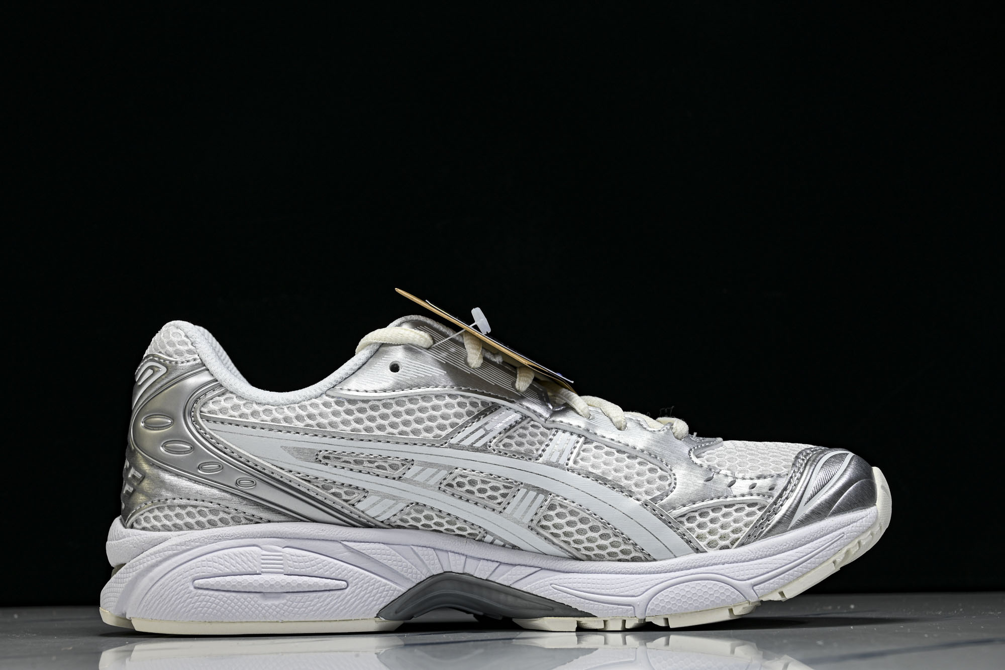 外贸平台 Asics Gel-Kayano 14 亚瑟士运动休闲透气专业跑鞋1201A457-100 #YZ002-2 外贸平台 Asics Gel-Kayano 14 亚瑟士运动休闲透气专业跑鞋1201A457-100 #YZ002-2