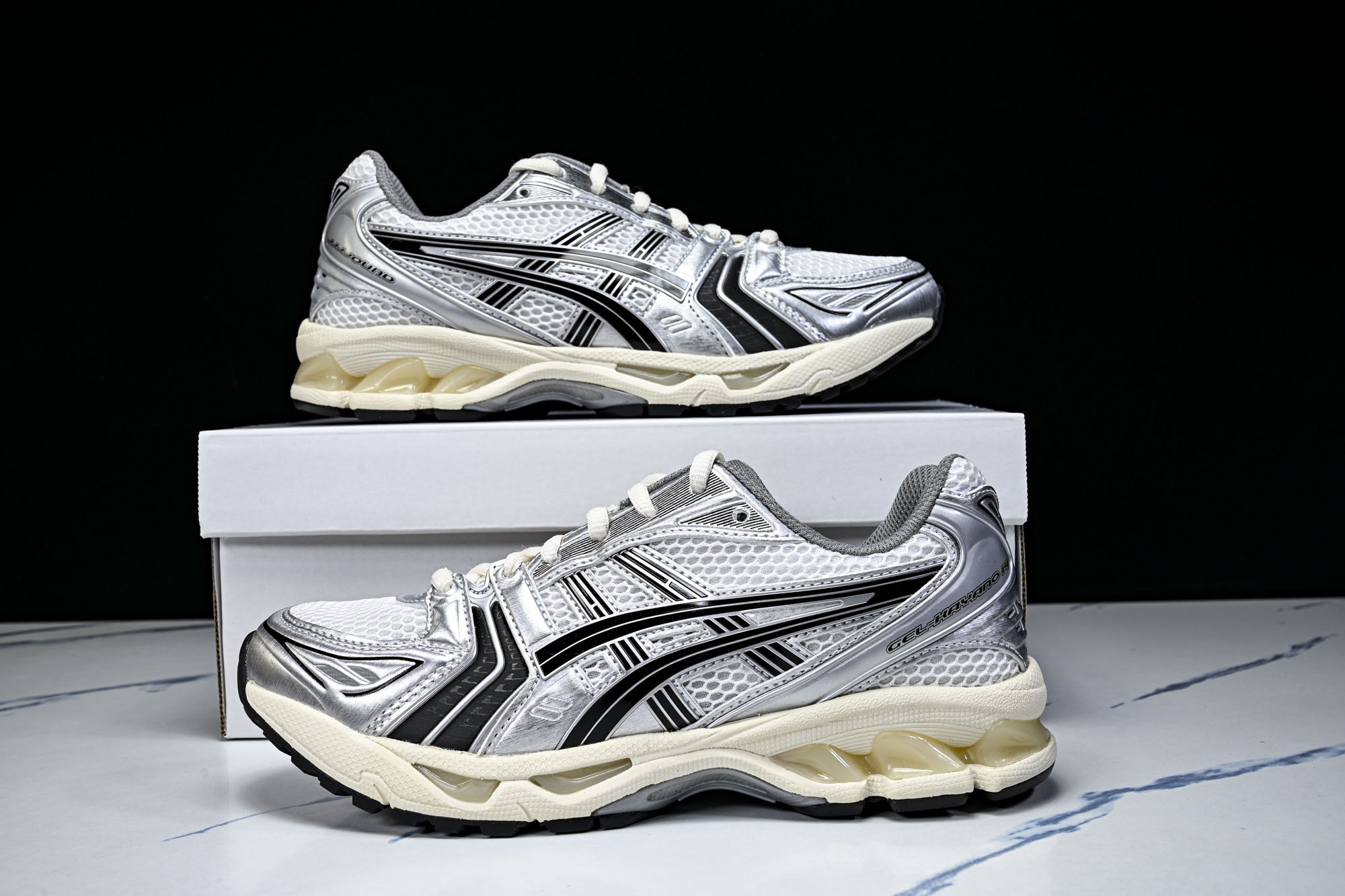 外贸平台 Asics Gel-Kayano 14 亚瑟士运动休闲透气专业跑鞋1201A457-101 #YZ002-2 