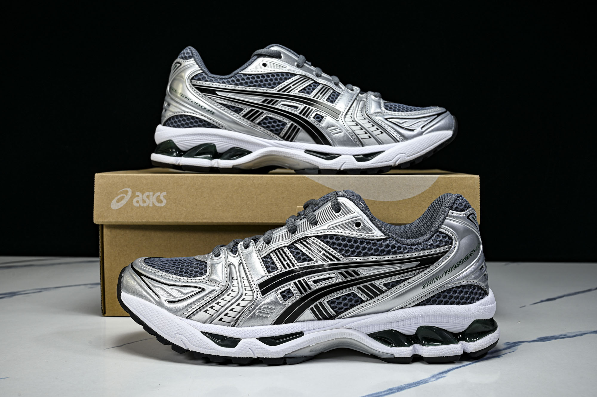外贸平台 Asics Gel-Kayano 14 亚瑟士运动休闲透气专业跑鞋1203A537-020 #YZ002-2 外贸平台 Asics Gel-Kayano 14 亚瑟士运动休闲透气专业跑鞋1203A537-020 #YZ002-2