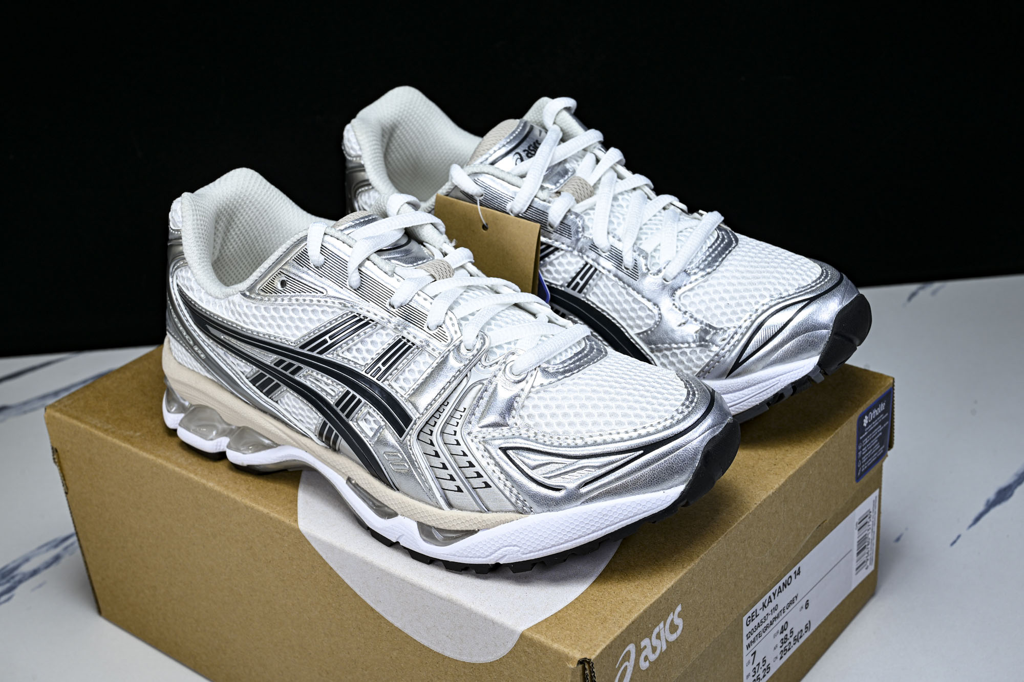 外贸平台 Asics Gel-Kayano 14 亚瑟士运动休闲透气专业跑鞋1203A537-110 #YZ002-2 