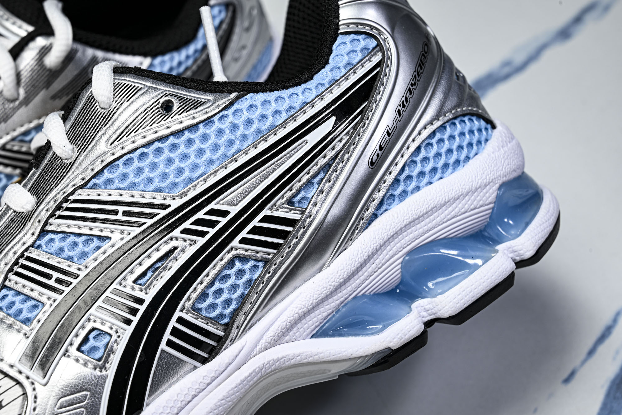 外贸平台 Asics Gel-Kayano 14 亚瑟士运动休闲透气专业跑鞋1203A537-400 #YZ002-2 外贸平台 Asics Gel-Kayano 14 亚瑟士运动休闲透气专业跑鞋1203A537-400 #YZ002-2