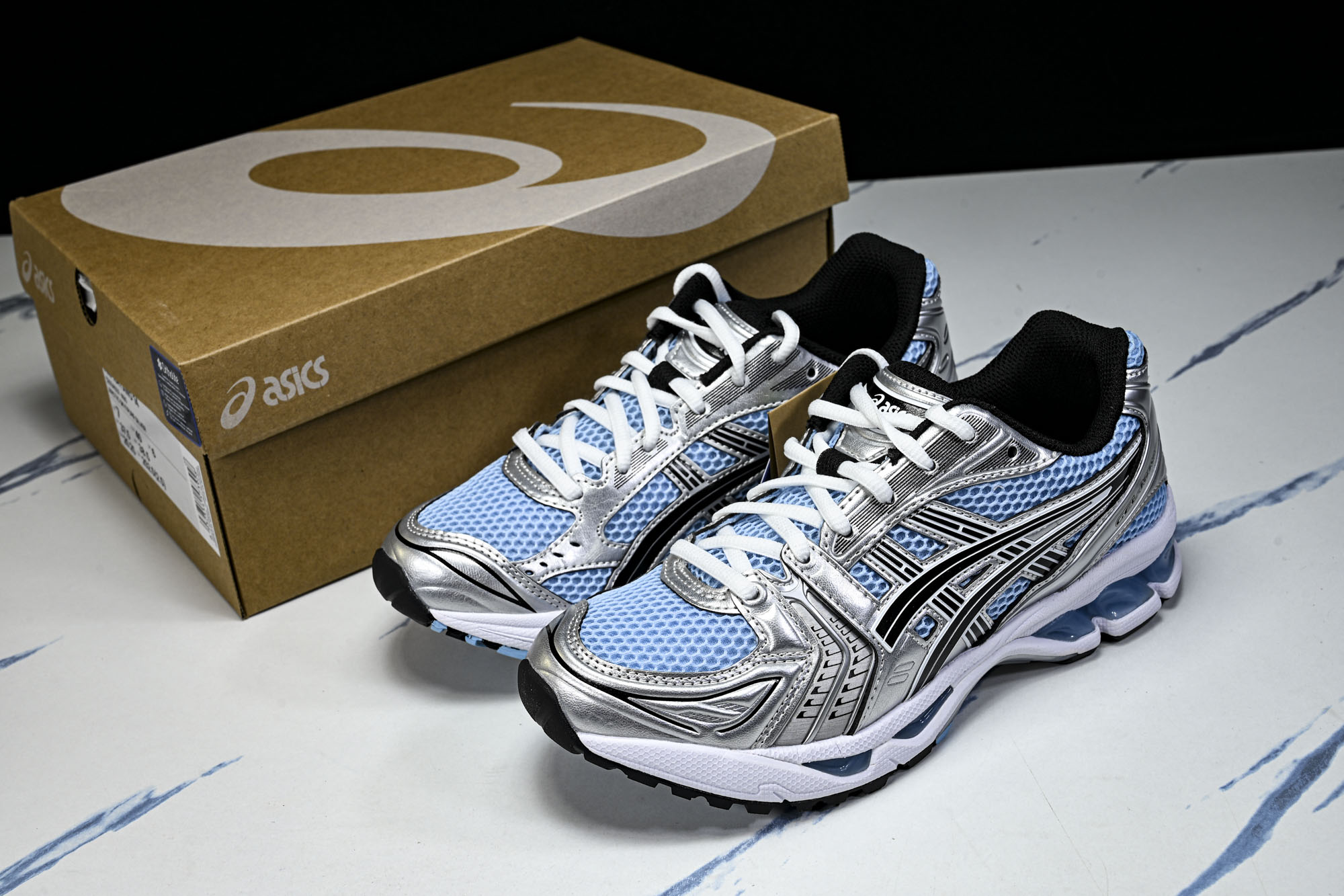 外贸平台 Asics Gel-Kayano 14 亚瑟士运动休闲透气专业跑鞋1203A537-400 #YZ002-2 外贸平台 Asics Gel-Kayano 14 亚瑟士运动休闲透气专业跑鞋1203A537-400 #YZ002-2