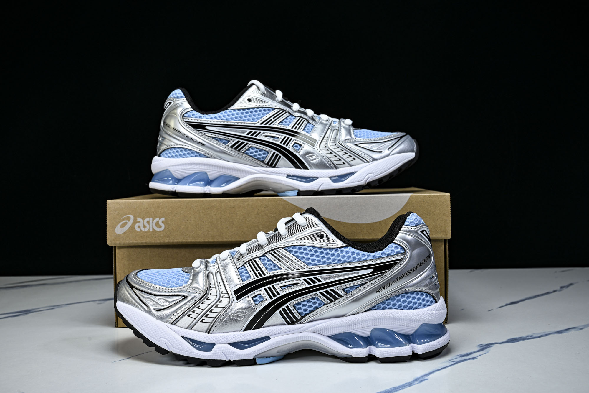 外贸平台 Asics Gel-Kayano 14 亚瑟士运动休闲透气专业跑鞋1203A537-400 #YZ002-2 外贸平台 Asics Gel-Kayano 14 亚瑟士运动休闲透气专业跑鞋1203A537-400 #YZ002-2