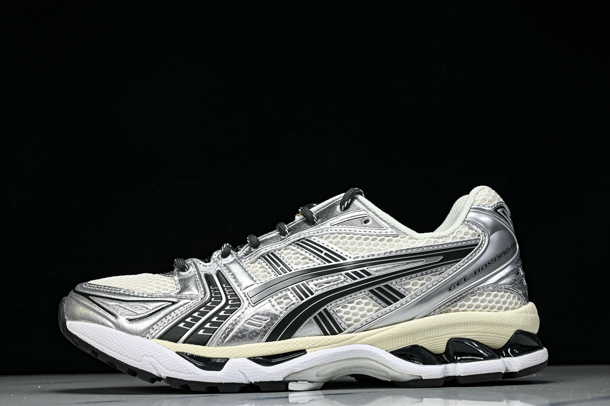 外贸平台 Asics Gel-Kayano 14 亚瑟士运动休闲透气专业跑鞋1203A566-100 #YZ002-2 外贸平台 Asics Gel-Kayano 14 亚瑟士运动休闲透气专业跑鞋1203A566-100 #YZ002-2