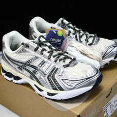 外贸平台 Asics Gel-Kayano 14 亚瑟士运动休闲透气专业跑鞋1203A566-100 #YZ002-2 外贸平台 Asics Gel-Kayano 14 亚瑟士运动休闲透气专业跑鞋1203A566-100 #YZ002-2