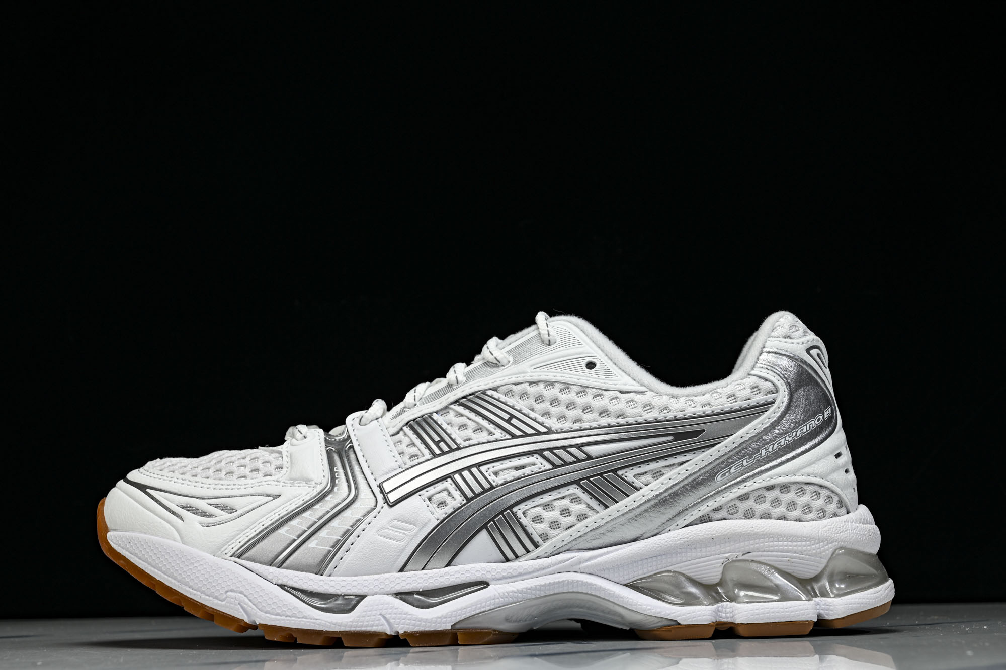 外贸平台 Asics Gel-Kayano 14 亚瑟士运动休闲透气专业跑鞋1203A727-100 #YZ002-2 外贸平台 Asics Gel-Kayano 14 亚瑟士运动休闲透气专业跑鞋1203A727-100 #YZ002-2