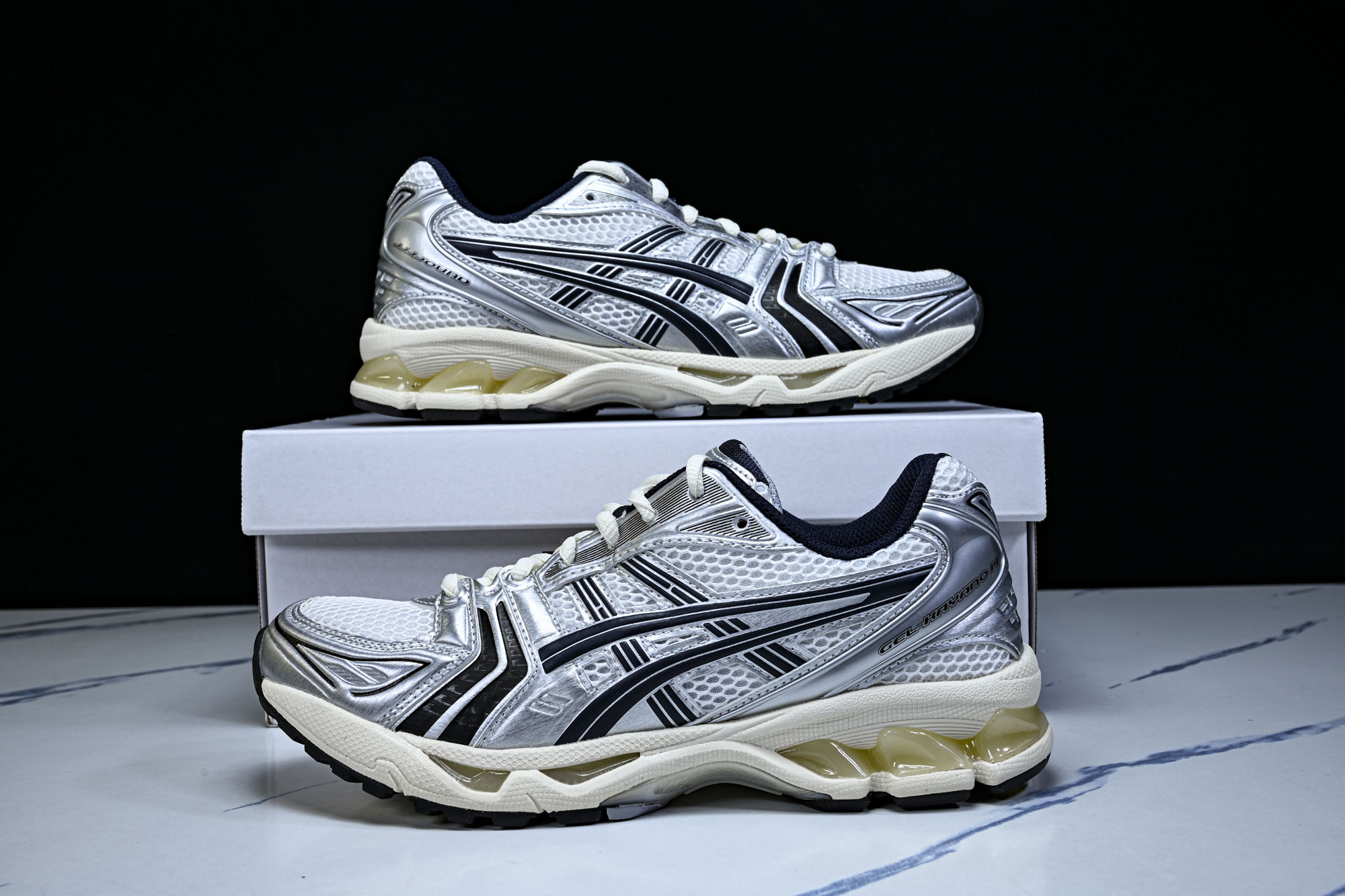 外贸平台 Asics Gel-Kayano 14 亚瑟士运动休闲透气专业跑鞋1203A961-100 #YZ002-2 