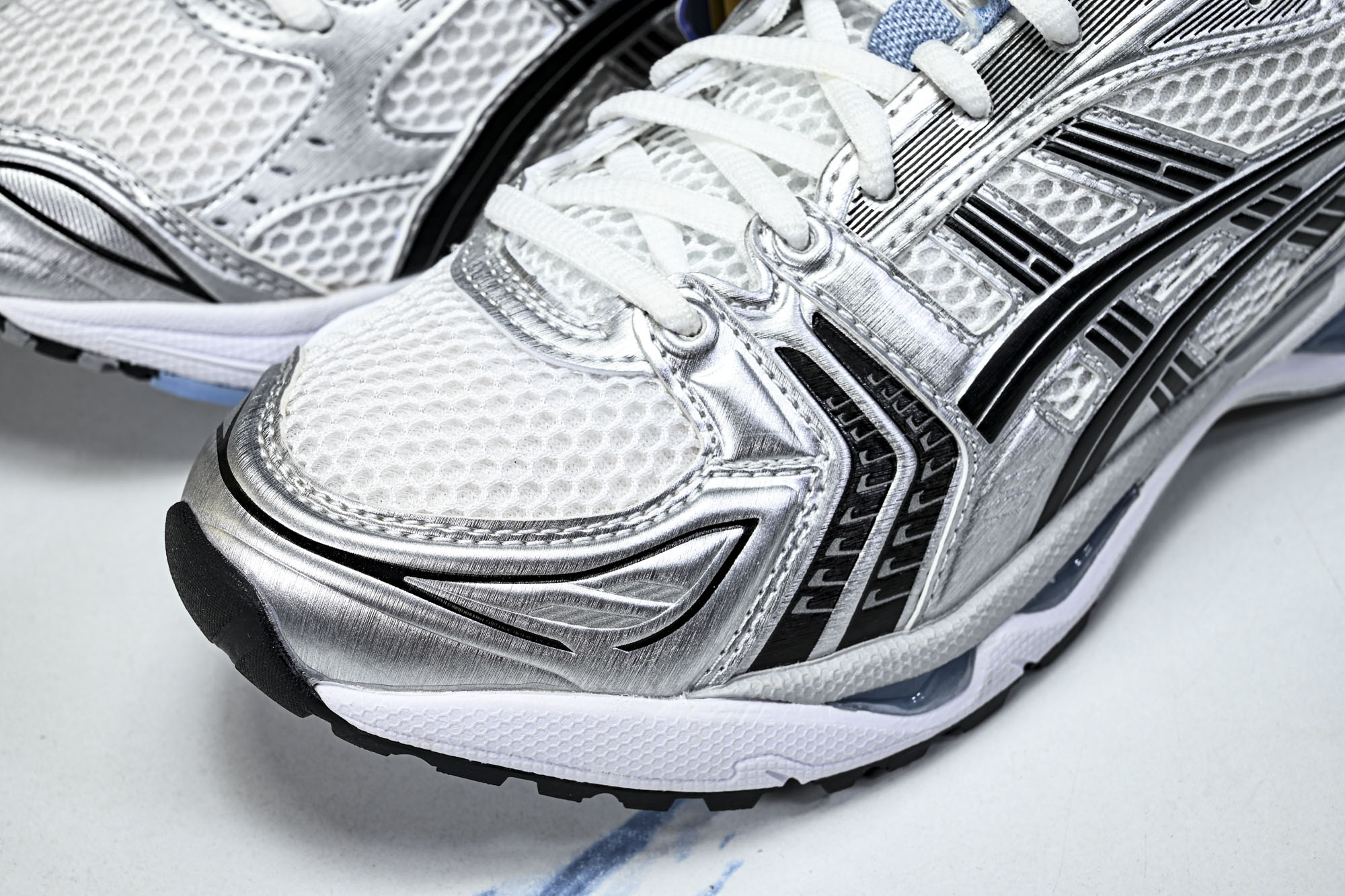 外贸平台 Asics Gel-Kayano 14 亚瑟士运动休闲透气专业跑鞋1203A961-101 #YZ002-2 外贸平台 Asics Gel-Kayano 14 亚瑟士运动休闲透气专业跑鞋1203A961-101 #YZ002-2