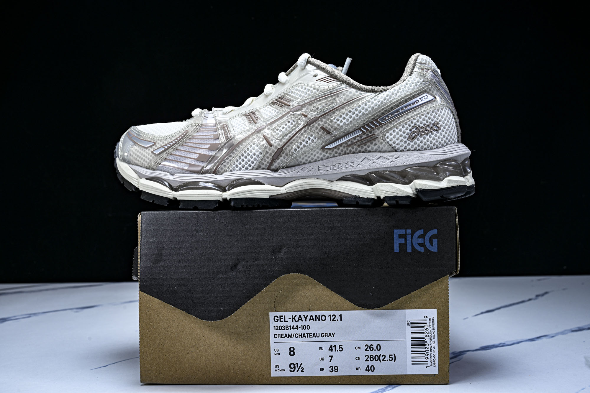 外贸平台 Asics Gel-Kayano 14 亚瑟士运动休闲透气专业跑鞋1203B144-100 #YZ002-2 外贸平台 Asics Gel-Kayano 14 亚瑟士运动休闲透气专业跑鞋1203B144-100 #YZ002-2