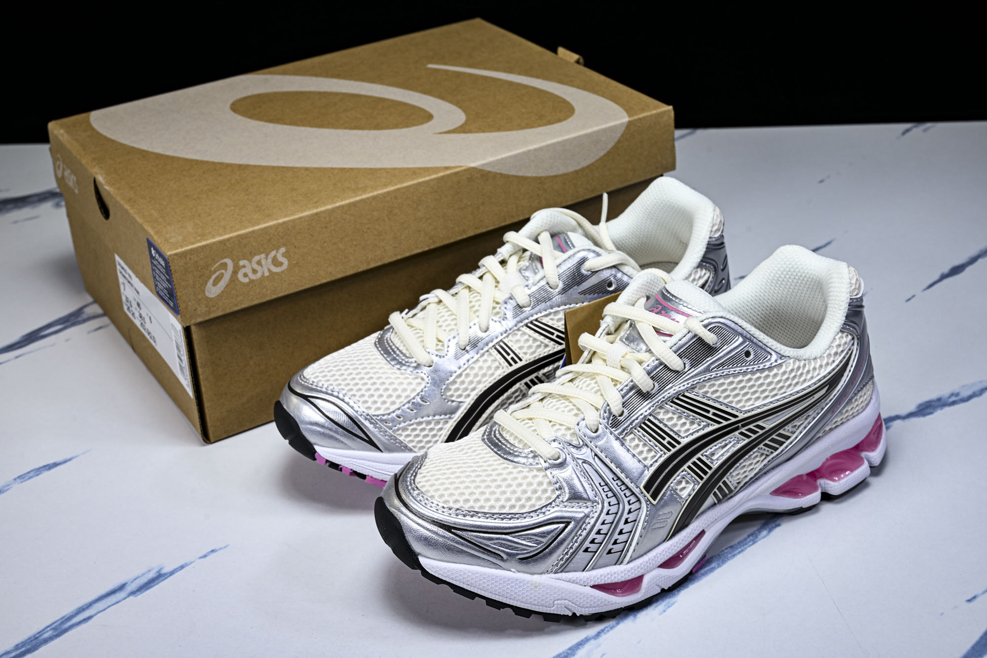 外贸平台 Asics Gel-Kayano 14 亚瑟士运动休闲透气专业跑鞋 1203A537-103 #YZ002-2 外贸平台 Asics Gel-Kayano 14 亚瑟士运动休闲透气专业跑鞋 1203A537-103 #YZ002-2