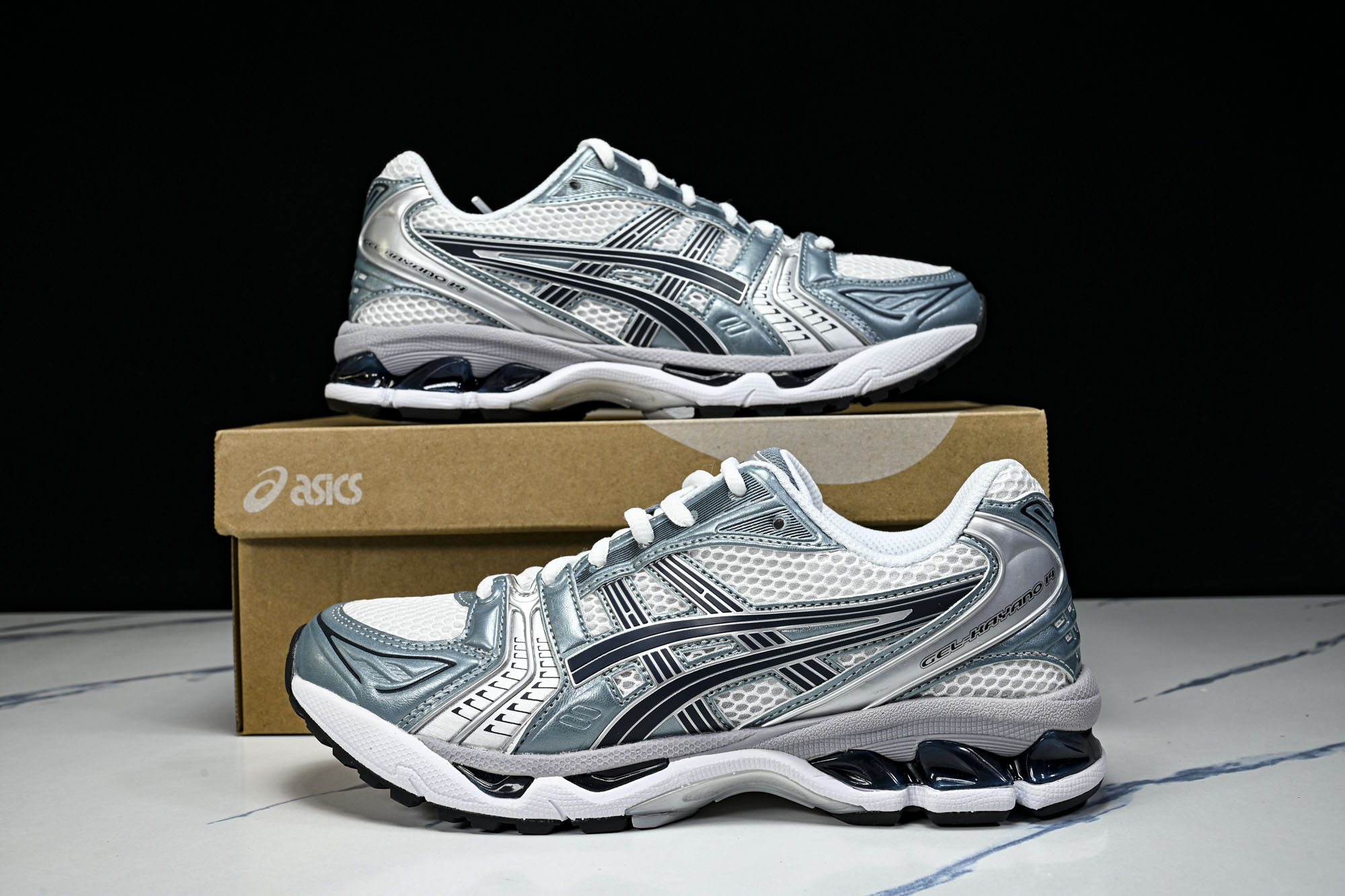 外贸平台 Asics Gel-Kayano 14 亚瑟士运动休闲透气专业跑鞋 1203A537-106 #YZ002-2