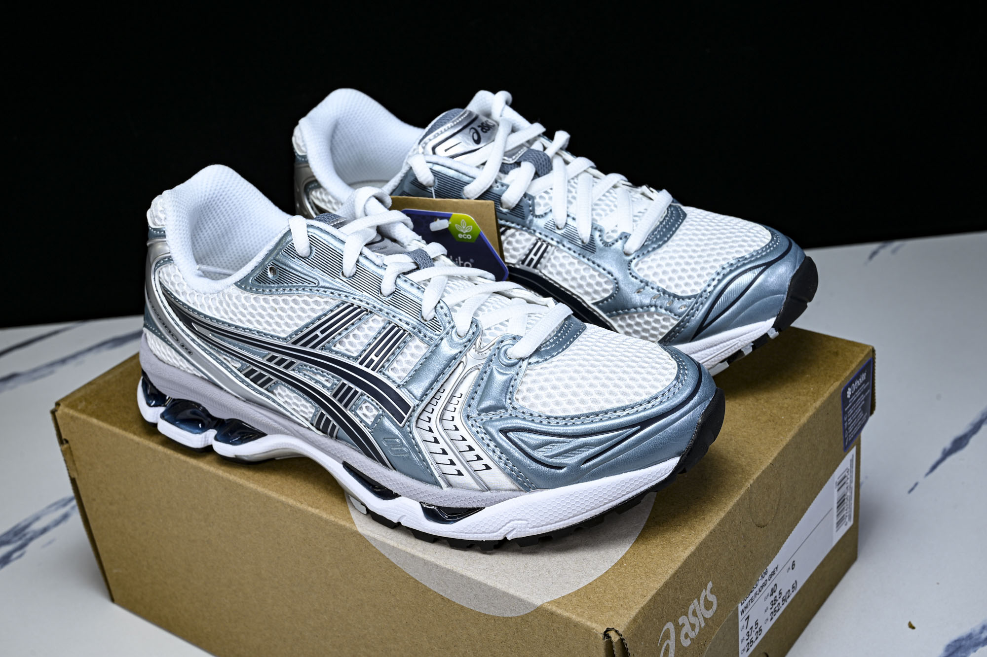 外贸平台 Asics Gel-Kayano 14 亚瑟士运动休闲透气专业跑鞋 1203A537-106 #YZ002-2