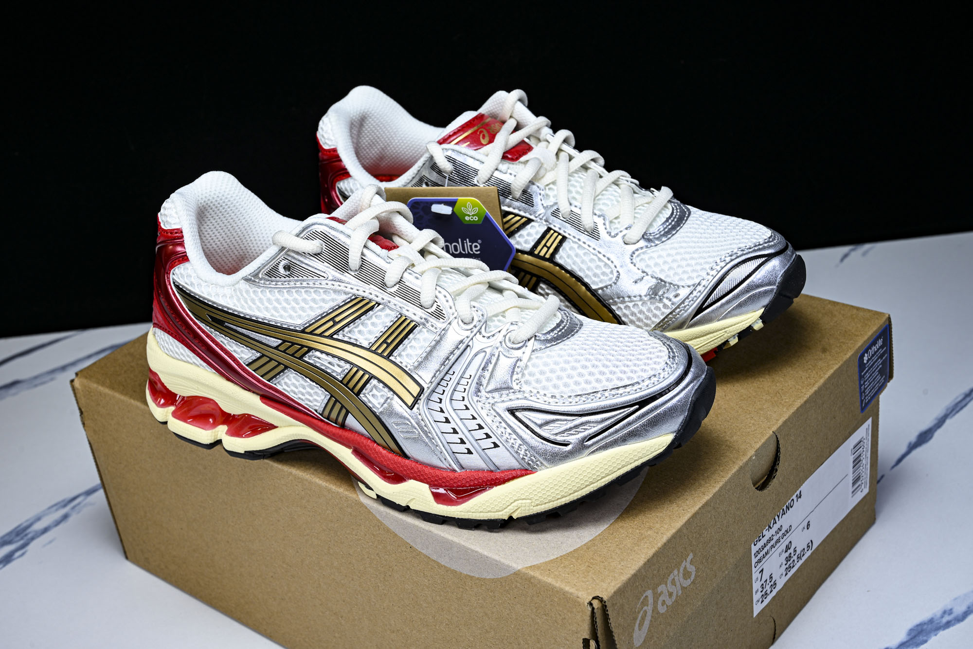 外贸平台 Asics Gel-Kayano 14 亚瑟士运动休闲透气专业跑鞋 1203A692-100 #YZ002-2 外贸平台 Asics Gel-Kayano 14 亚瑟士运动休闲透气专业跑鞋 1203A692-100 #YZ002-2