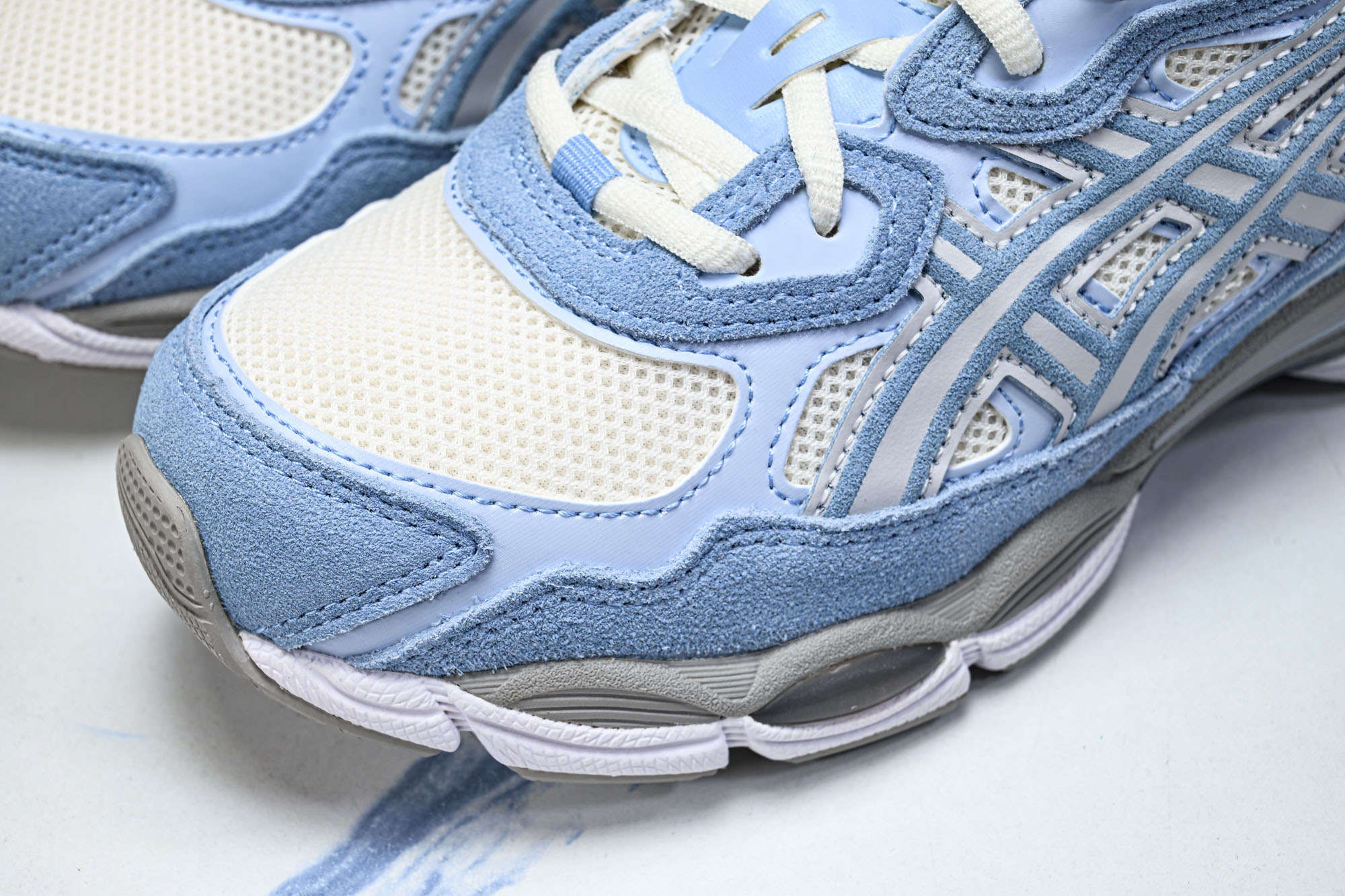 外贸平台 ASICS Gel-NYC Cream Arctic Sky 蓝色 1203A383-107 #YZ002-2 外贸平台 ASICS Gel-NYC Cream Arctic Sky 蓝色 1203A383-107 #YZ002-2