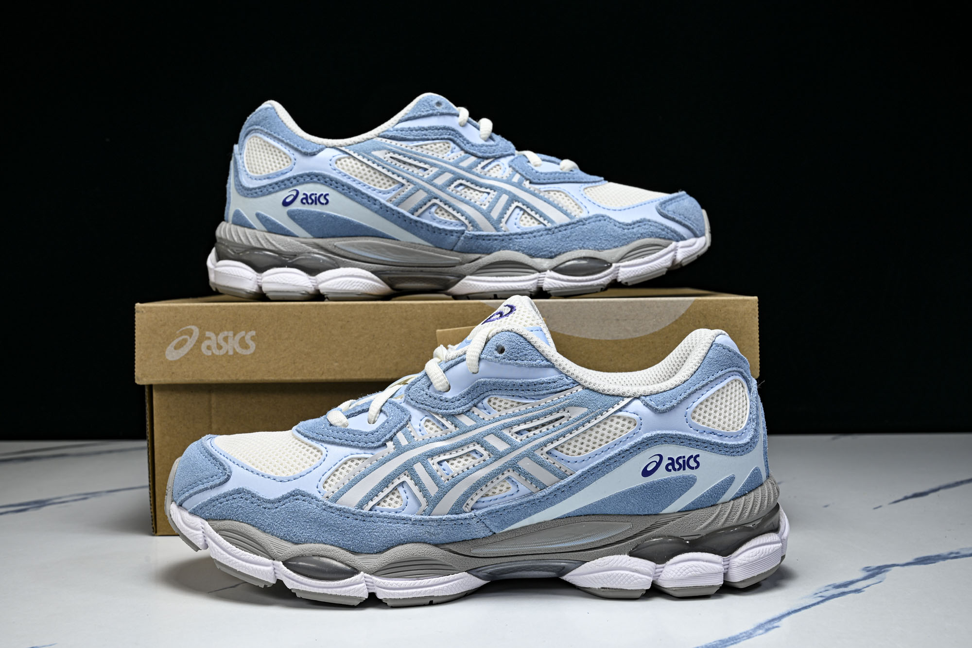外贸平台 ASICS Gel-NYC Cream Arctic Sky 蓝色 1203A383-107 #YZ002-2 外贸平台 ASICS Gel-NYC Cream Arctic Sky 蓝色 1203A383-107 #YZ002-2