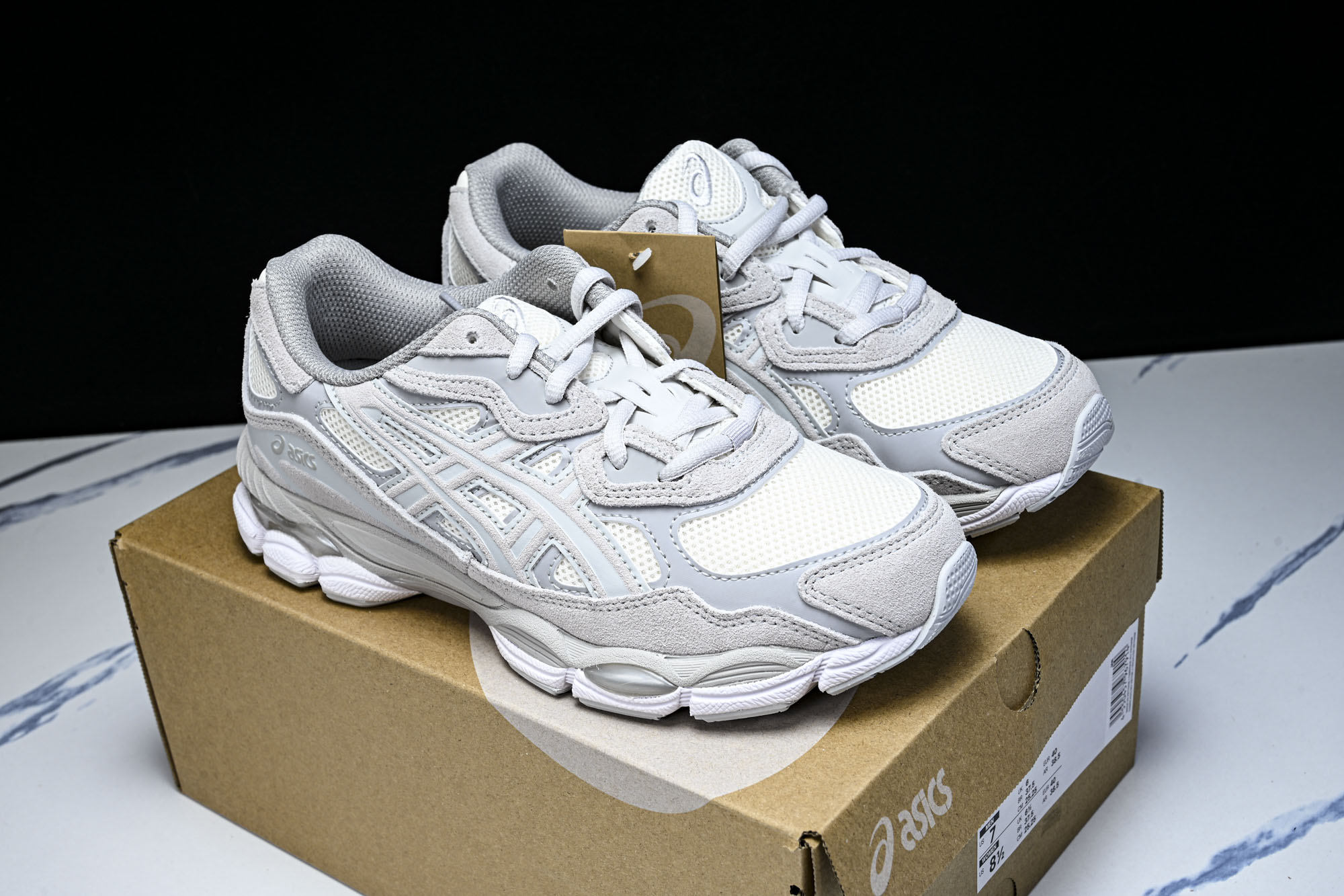 外贸平台 ASICS Gel-NYC Cream Cloud Grey 灰色 1203A663-101 #YZ002-2 外贸平台 ASICS Gel-NYC Cream Cloud Grey 灰色 1203A663-101 #YZ002-2