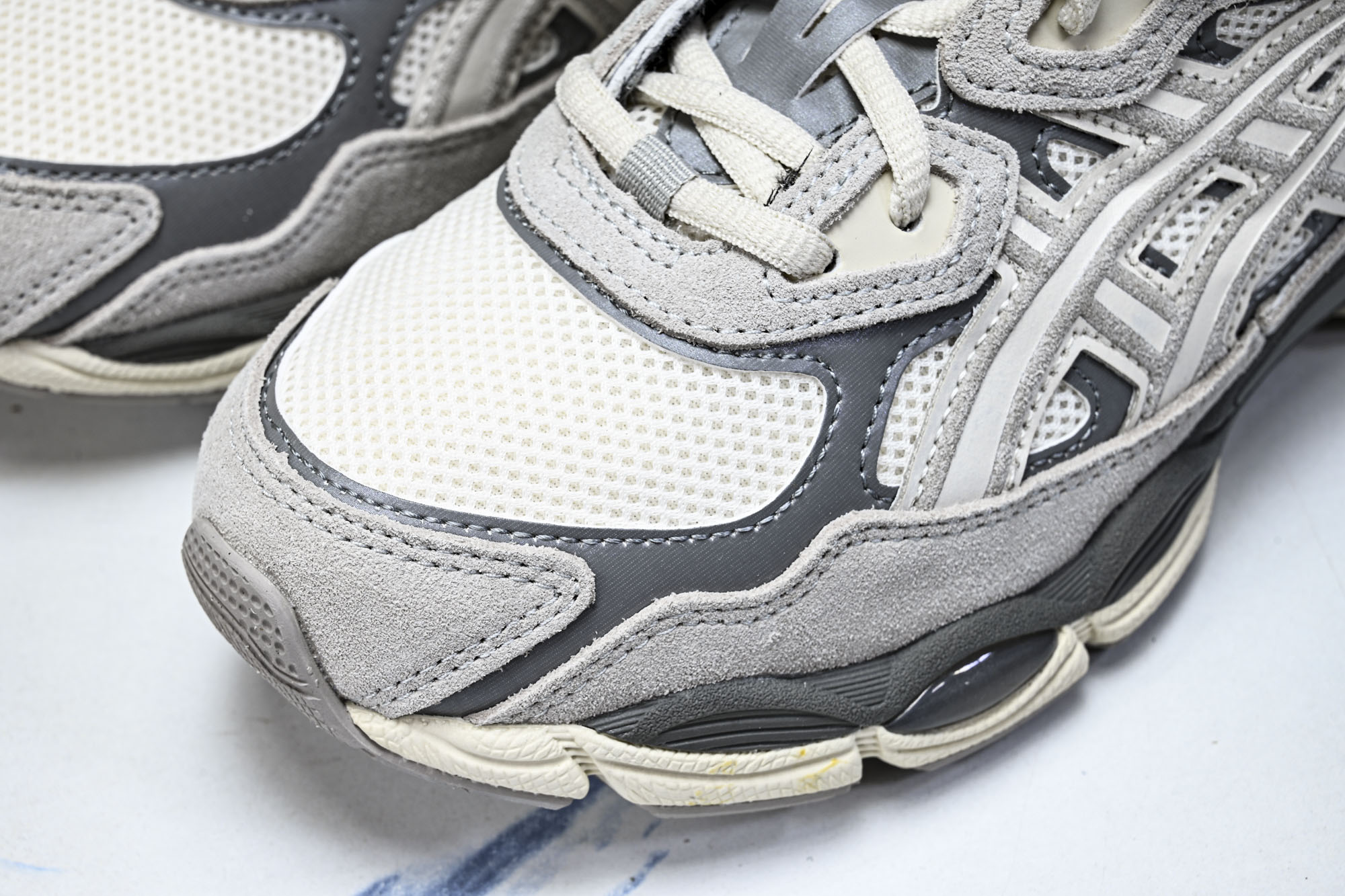 外贸平台 ASICS Gel-NYC Oyster Grey 浅灰色1201A789-103 #YZ002-2 纯原 1