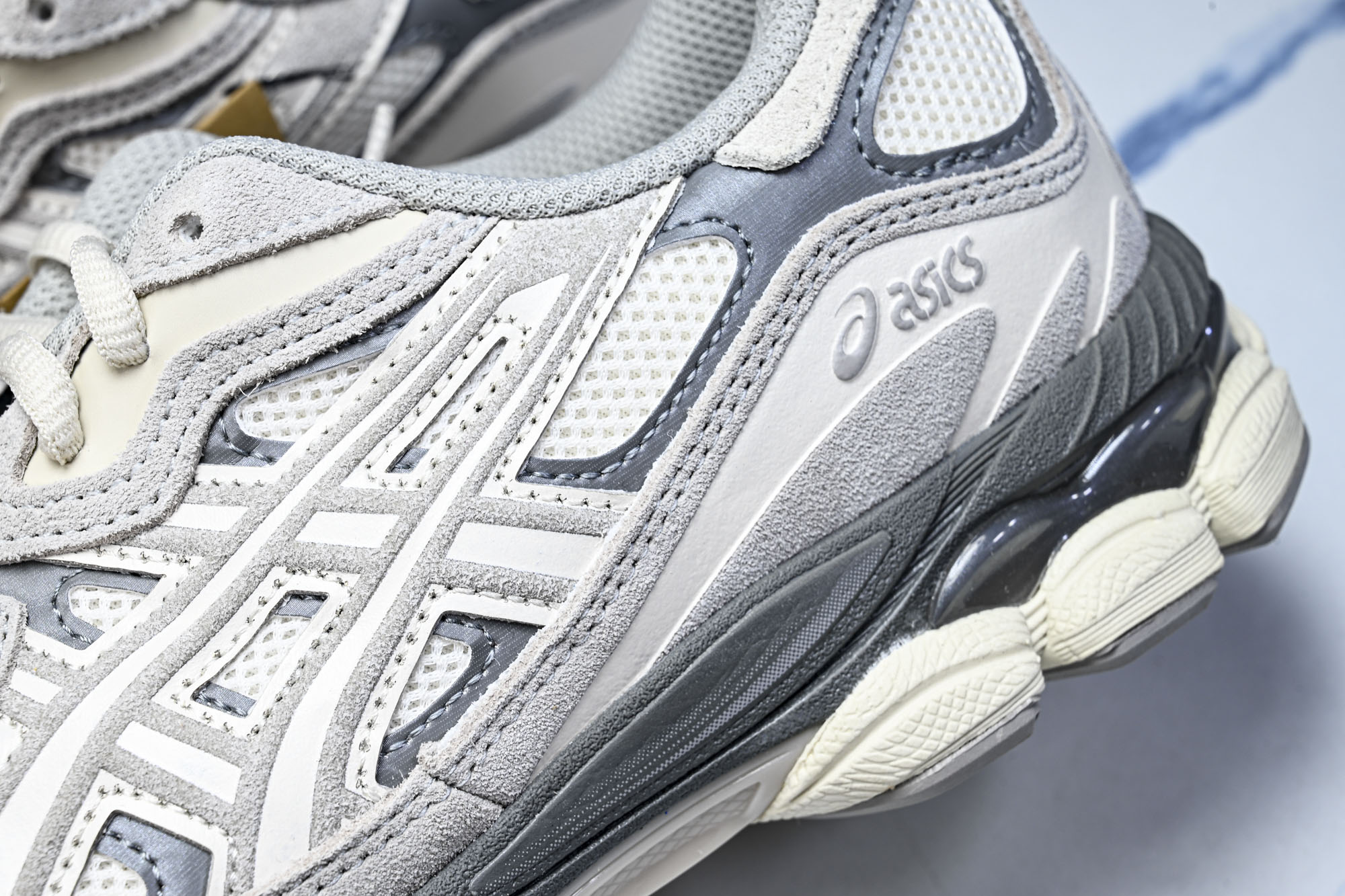 外贸平台 ASICS Gel-NYC Oyster Grey 浅灰色1201A789-103 #YZ002-2 纯原 1