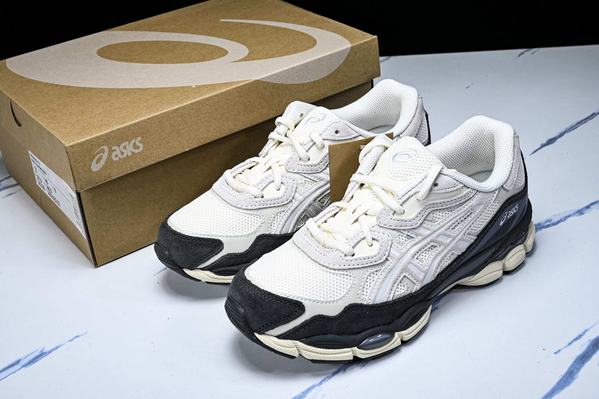 外贸平台 ASICS Gel-NYC White Smoke Grey 烟灰白 1203A383-111 #YZ002- 外贸平台 ASICS Gel-NYC White Smoke Grey 烟灰白 1203A383-111 #YZ002-