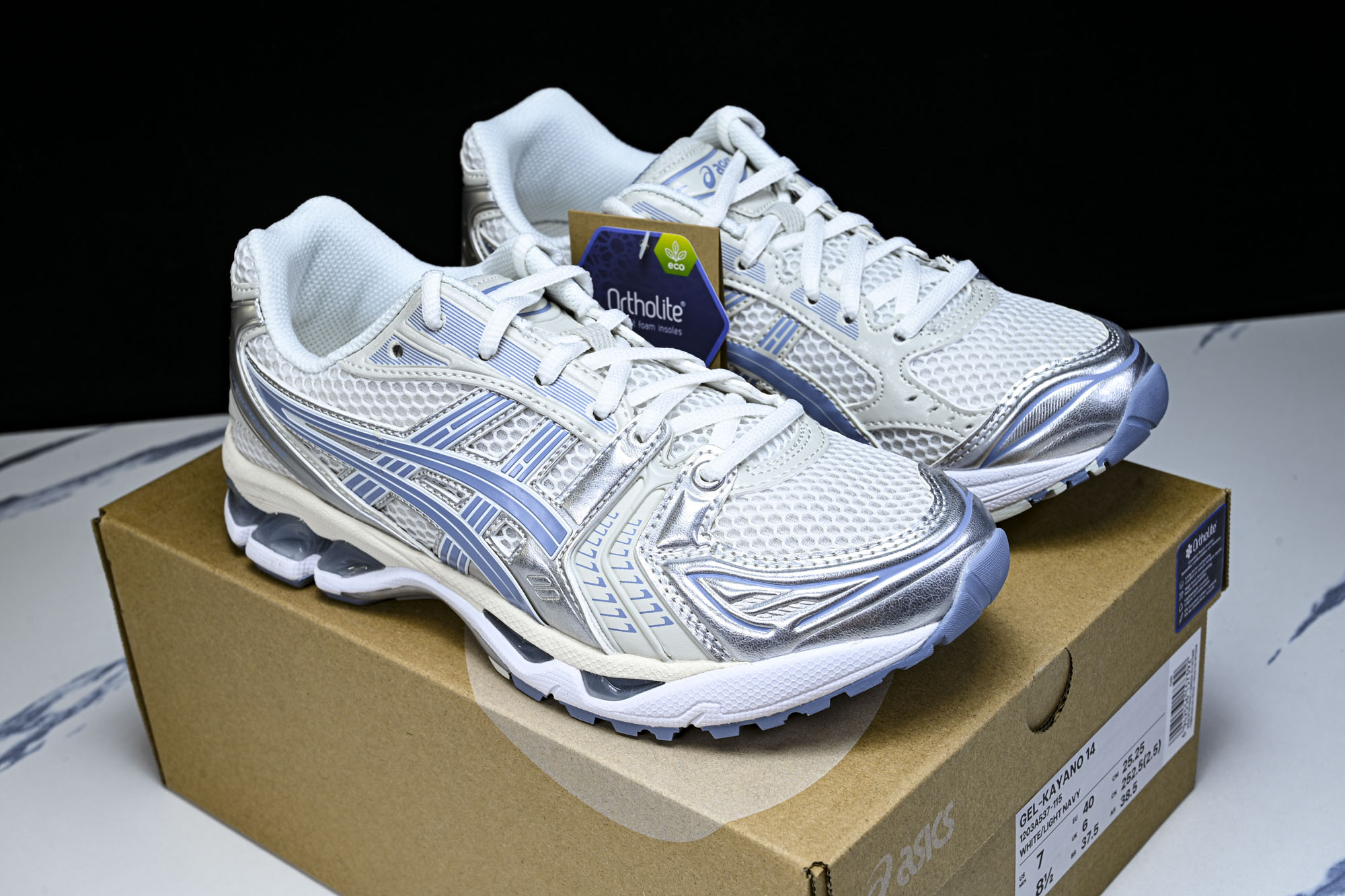 外贸平台 Gel-Kayano 14 亚瑟士运动休闲透气专业跑鞋1203A537-115 #YZ002-2 纯原 1:1 外贸平台 Gel-Kayano 14 亚瑟士运动休闲透气专业跑鞋1203A537-115 #YZ002-2 纯原 1:1