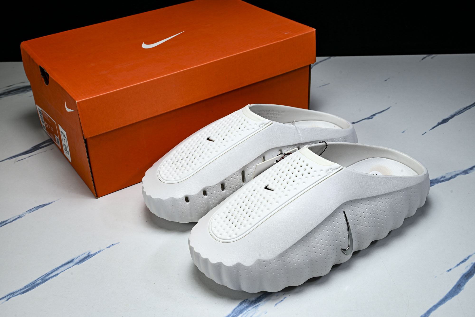 Nike Mind 001 赛前训练拖鞋 包头运动拖鞋 男女同款HQ4309-101 #YZ001-1 原版1:1 制作