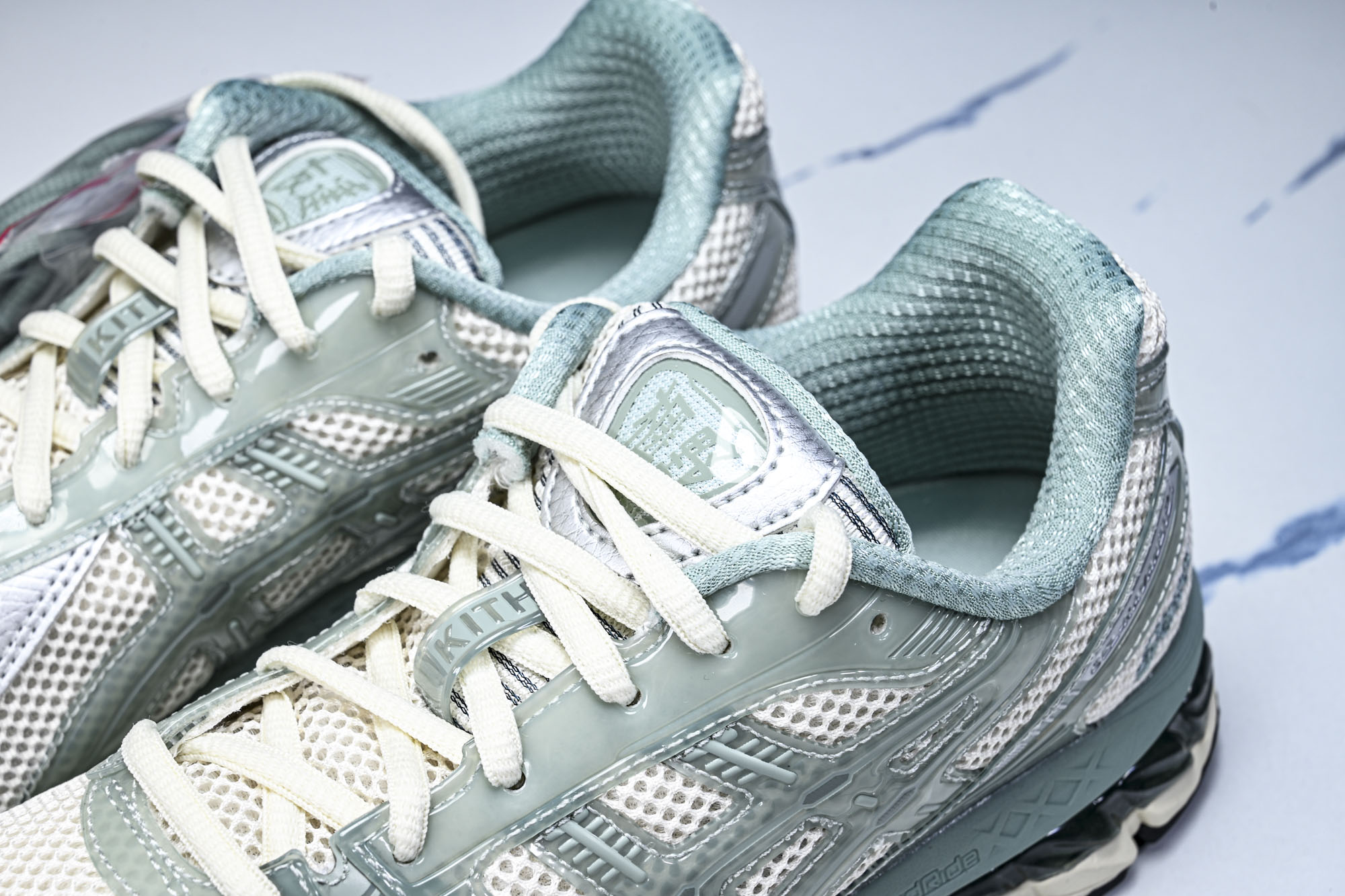 ASICS Gel-Kayano 12.1 Kith Cream Sage 浅绿白 1203A675-100 #YZ00